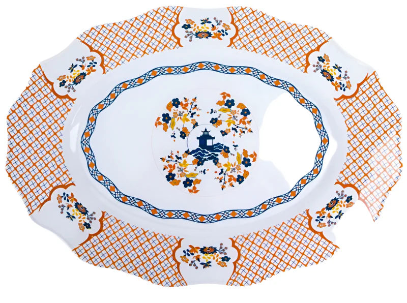 Blooming Sunset Melamine Serving Set