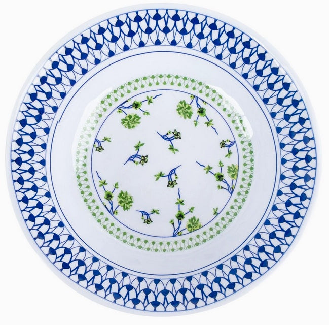 Floral Cache Pot Melamine Dinnerware Collection