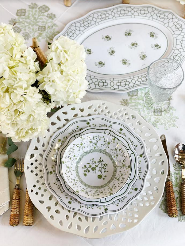 Spring Green Melamine Dinnerware Collection