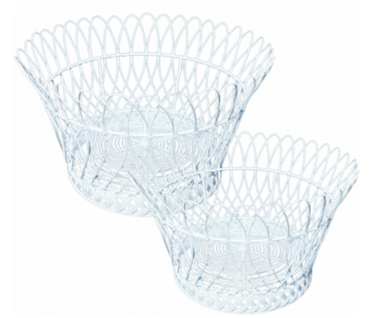 Round Straight French Wire Basket