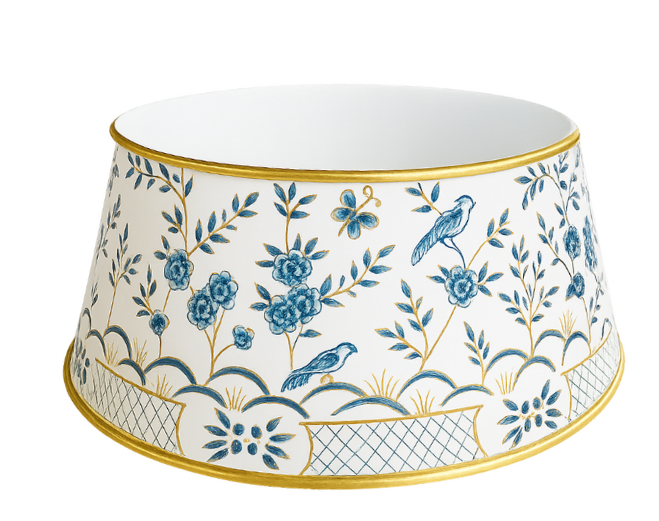 Ivory & Blue Chinoiserie Tree Collar
