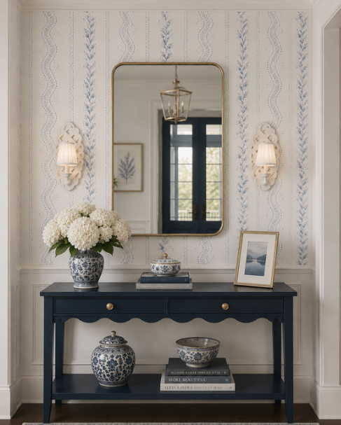 Ivory Lattice Sconce