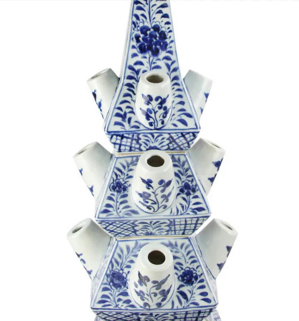 Original Blue and White Tulipiere