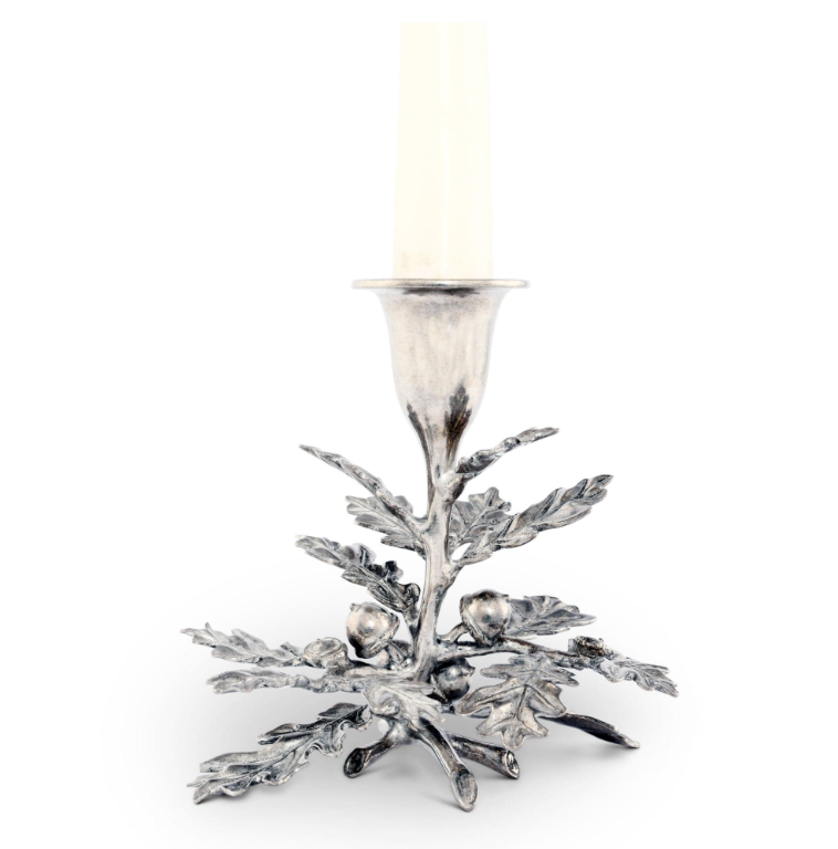 OAK LEAF CANDLESTICK - 1 TAPER