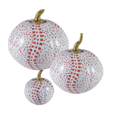 SALE! 6" Hand-Painted Pumpkin