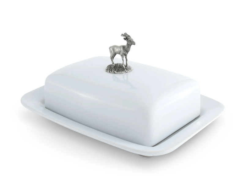 STAG BUTTER DISH