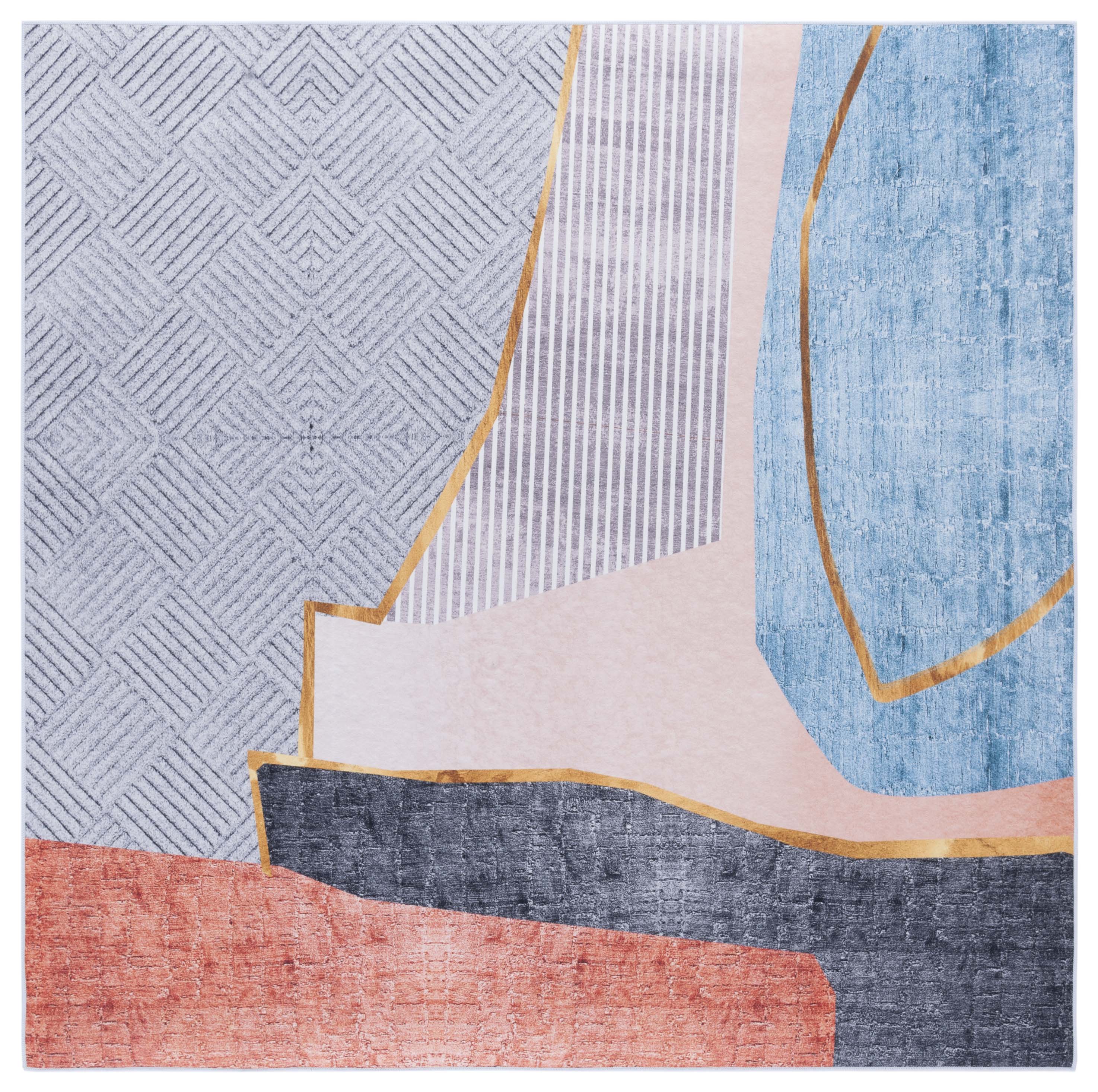 Beige / Blue
