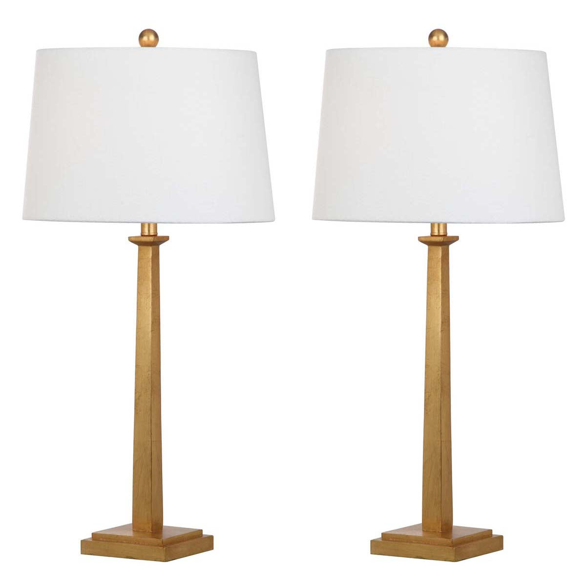 Safavieh Andino 31.5 Inch H Table Lamp, TBL4024 - Gold (Set of 2)