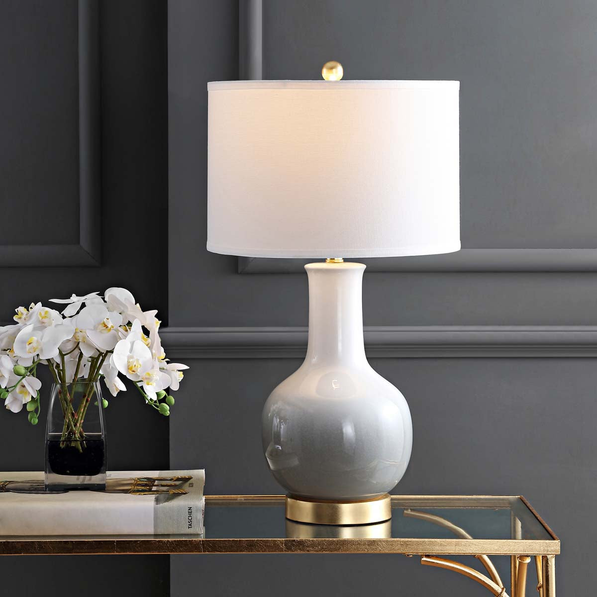 Safavieh Alfio Table Lamp, TBL4032 - Grey/White