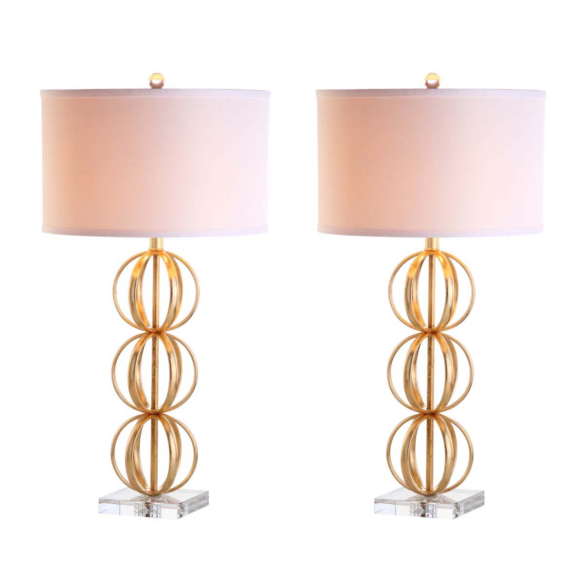 Safavieh Annistyn Table Lamp, TBL4072 - Brass Gold (Set of 2)