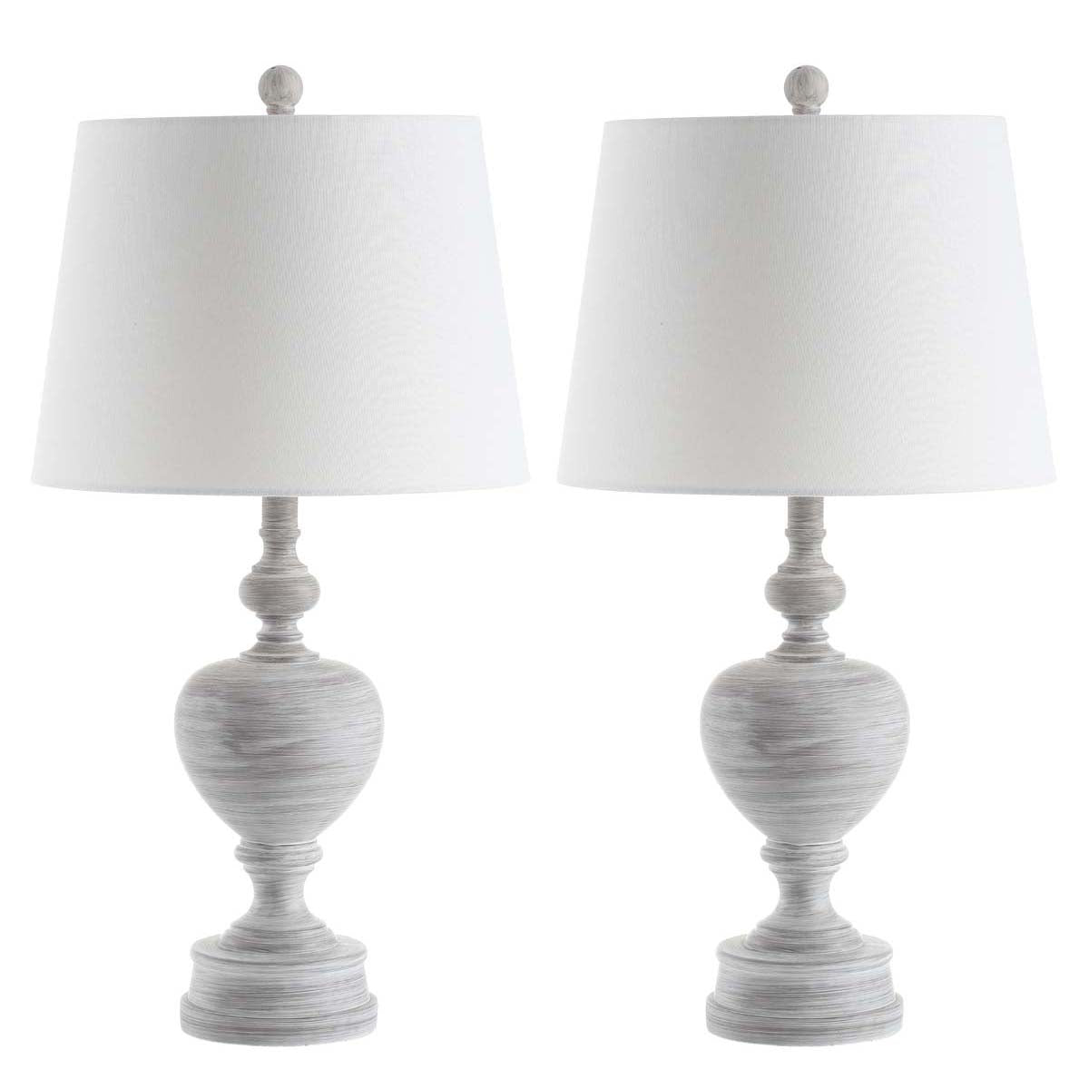 Safavieh Alban Table Lamp, TBL4122 - White Wash (Set of 2)