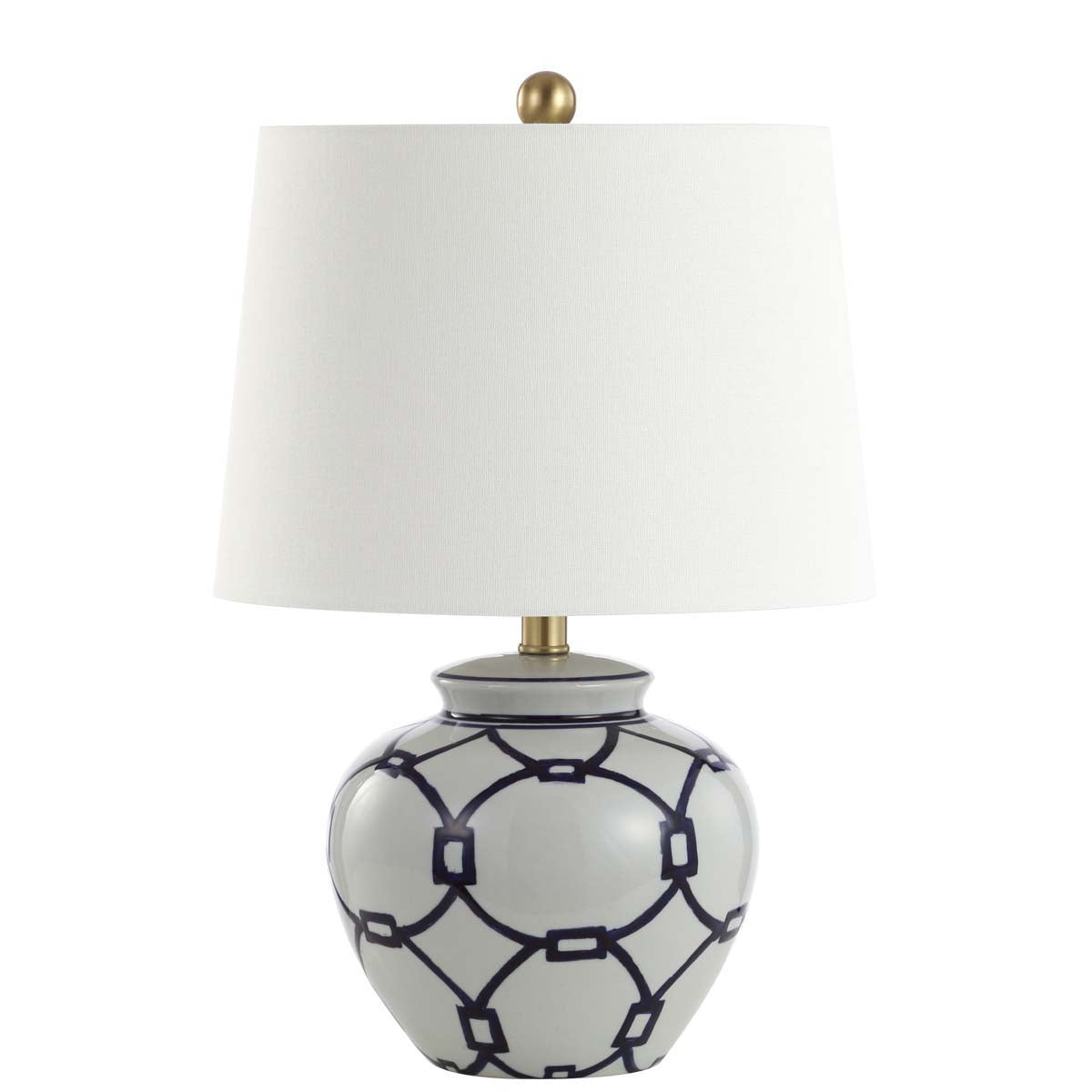 Safavieh Anders Table Lamp, TBL4188 - White/Blue