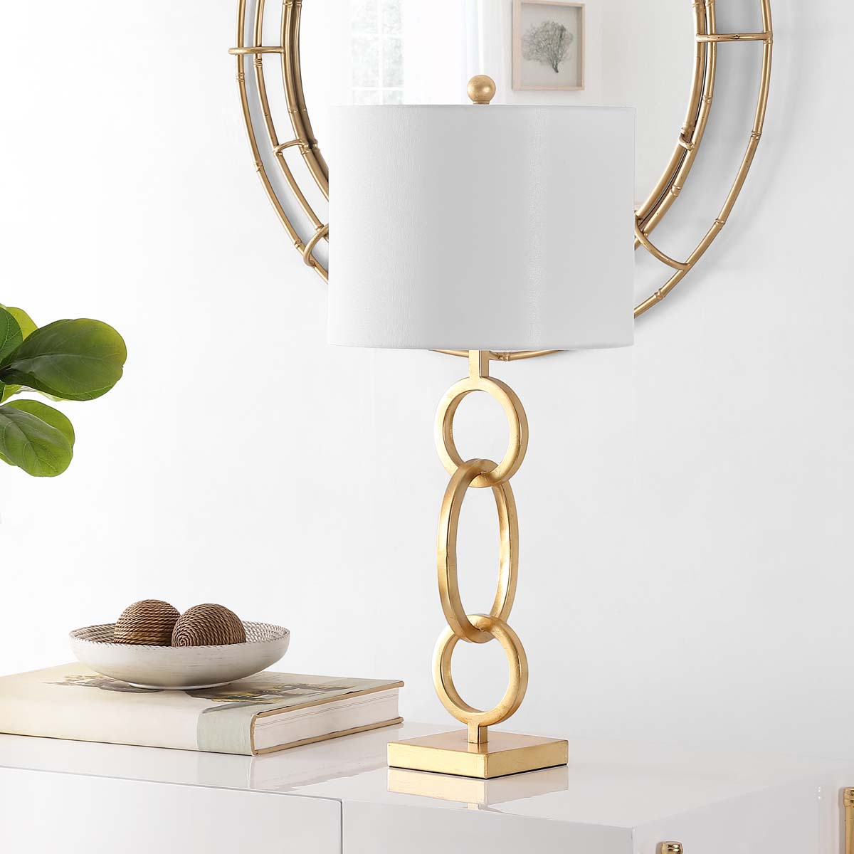 Safavieh Alaia Iron Table Lamp , TBL4276 - Gold