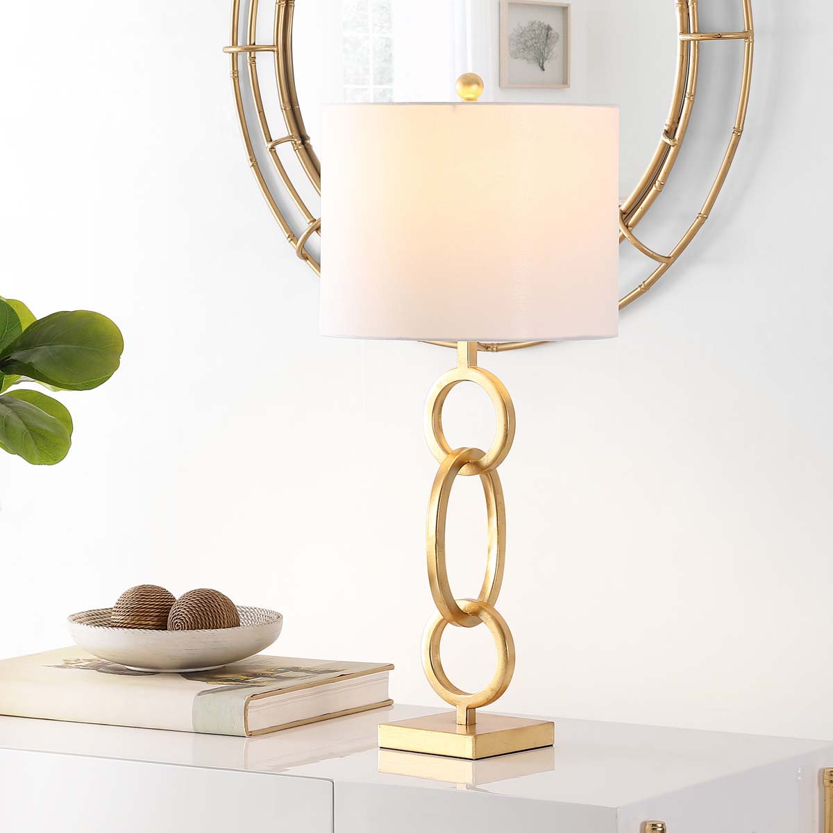 Safavieh Alaia Iron Table Lamp , TBL4276 - Gold