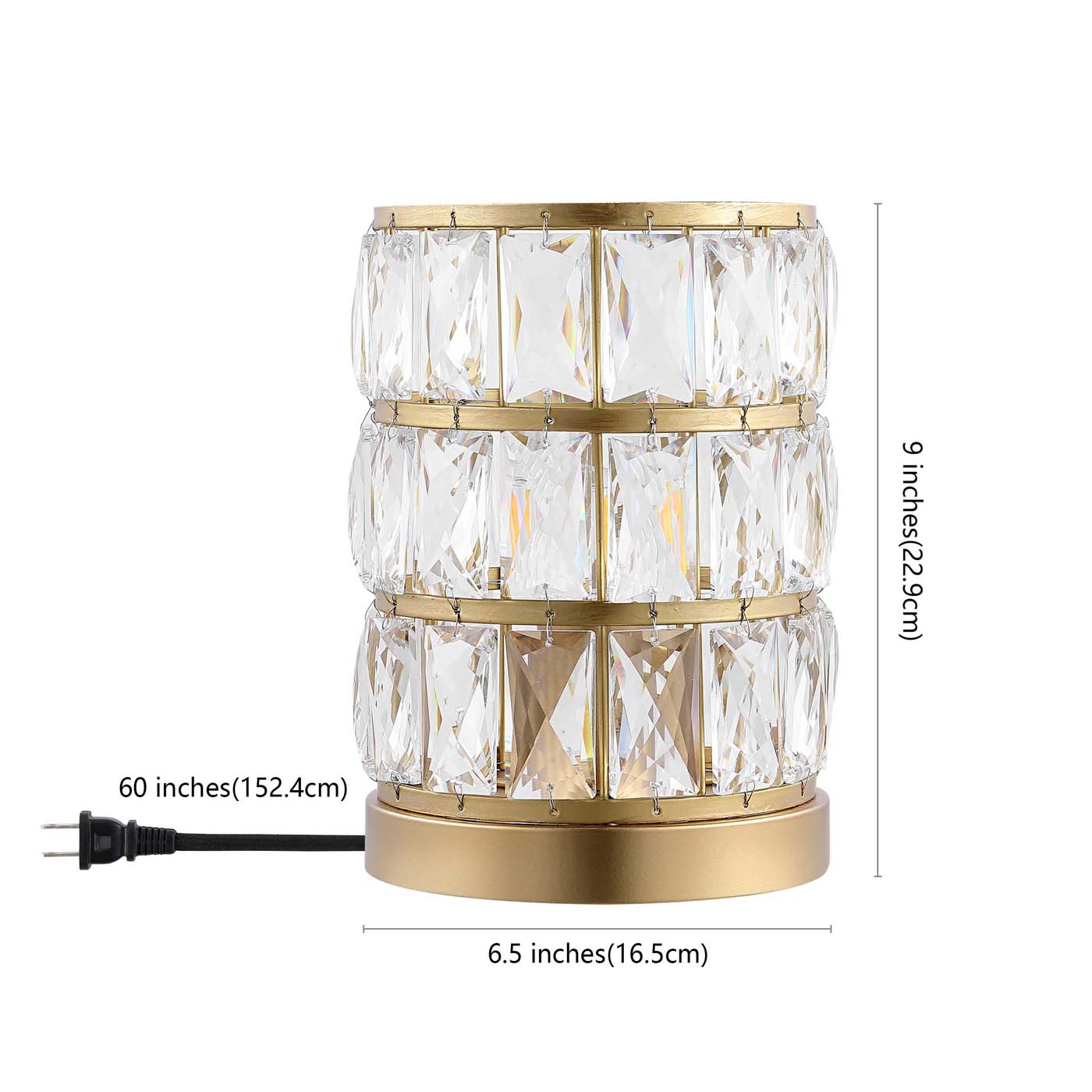 Safavieh Alva Acrylic Table Lamp , TBL4312 - Brass