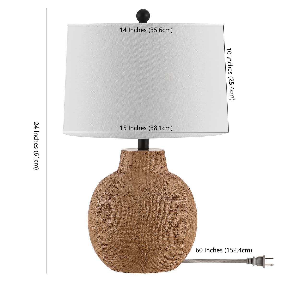 Safavieh Acer Table Lamp , TBL4428 - Brown