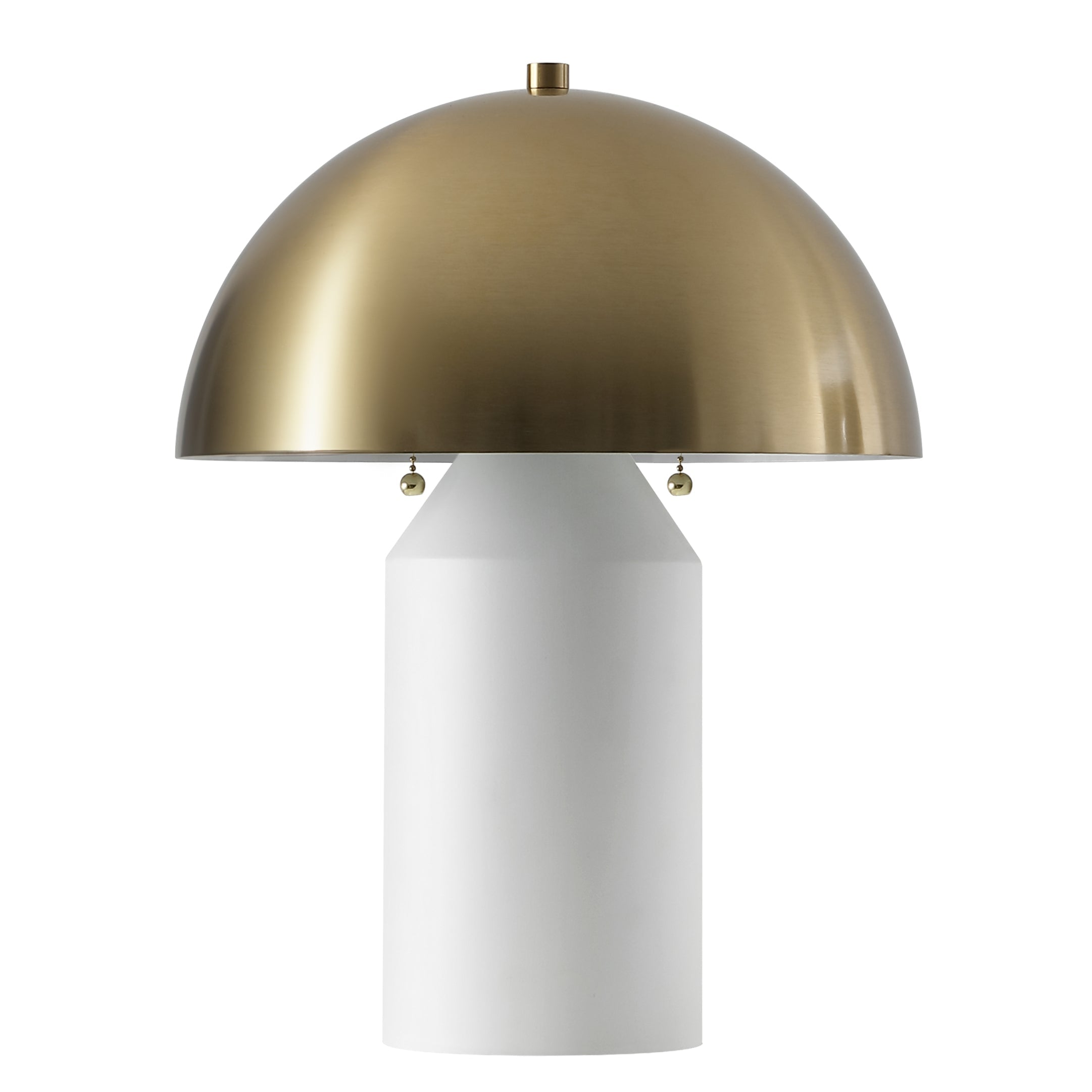 White / Brass