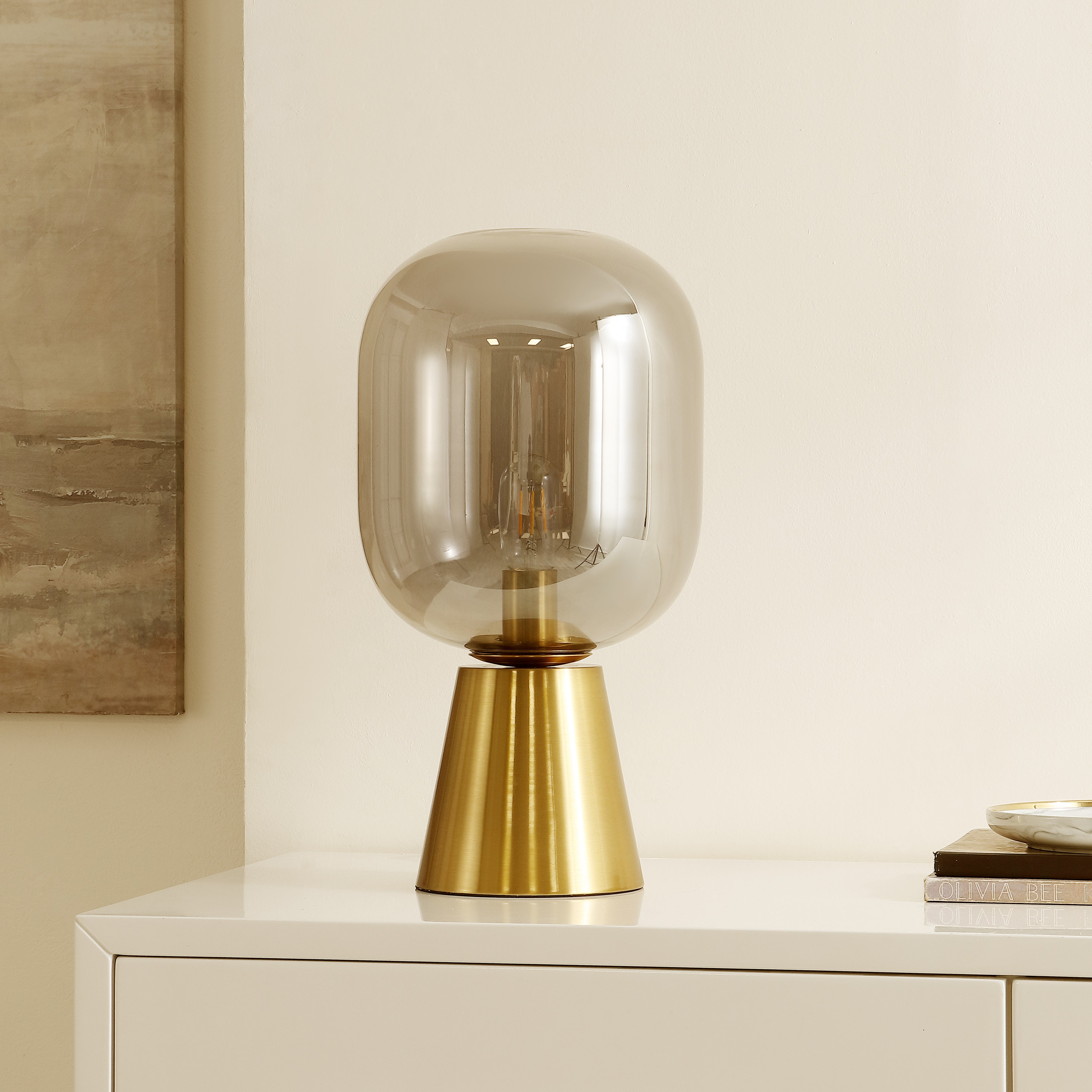 Smoke Grey / Brass
