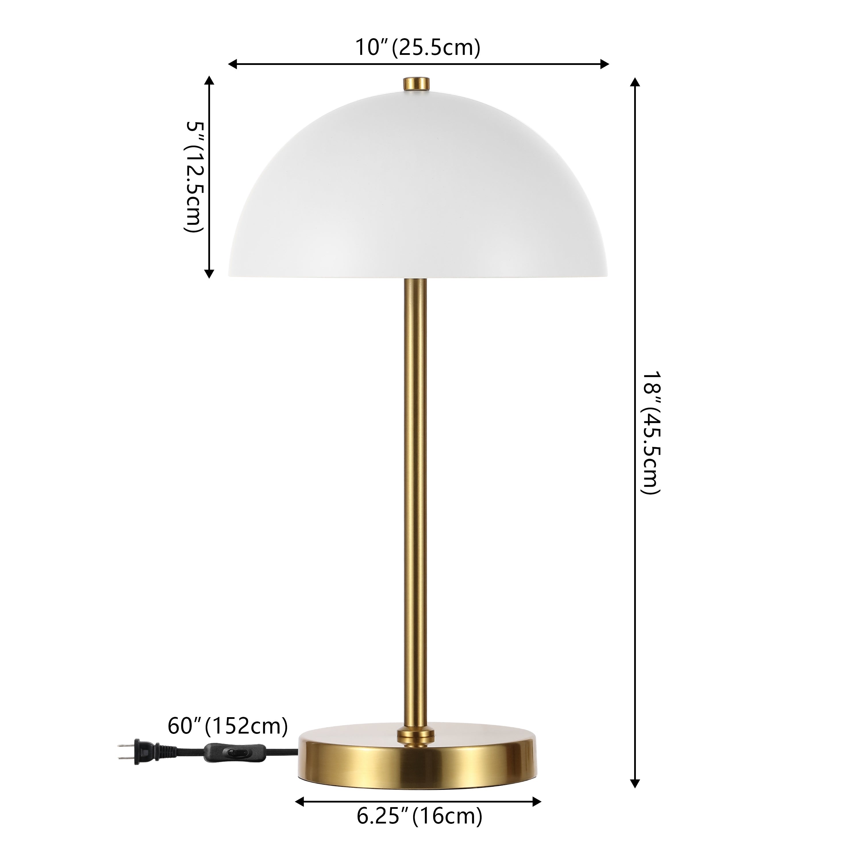 Brass / White