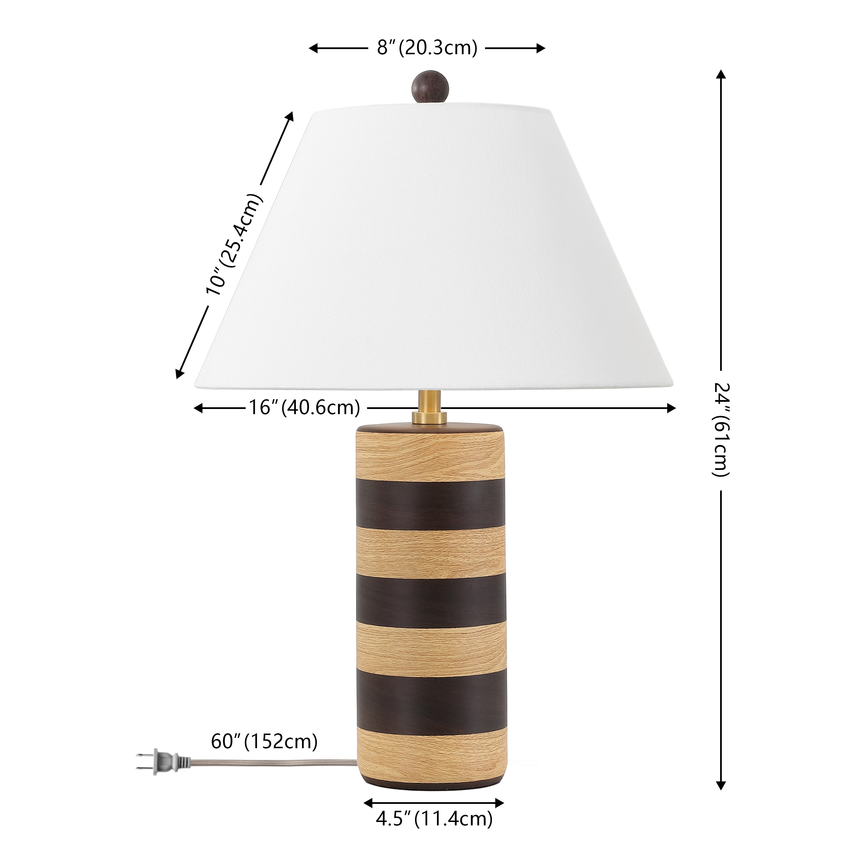 Light Brown / Dark Brown