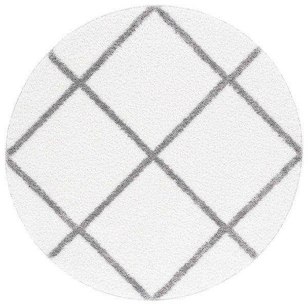 Tahoe Shag 676 Rug | Safavieh - THO676 - White / Grey