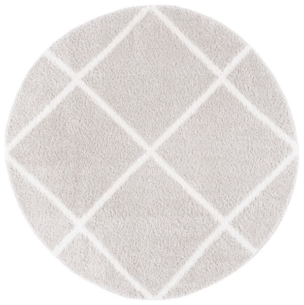 Tahoe Shag 676 Rug | Safavieh - THO676 - Silver / White