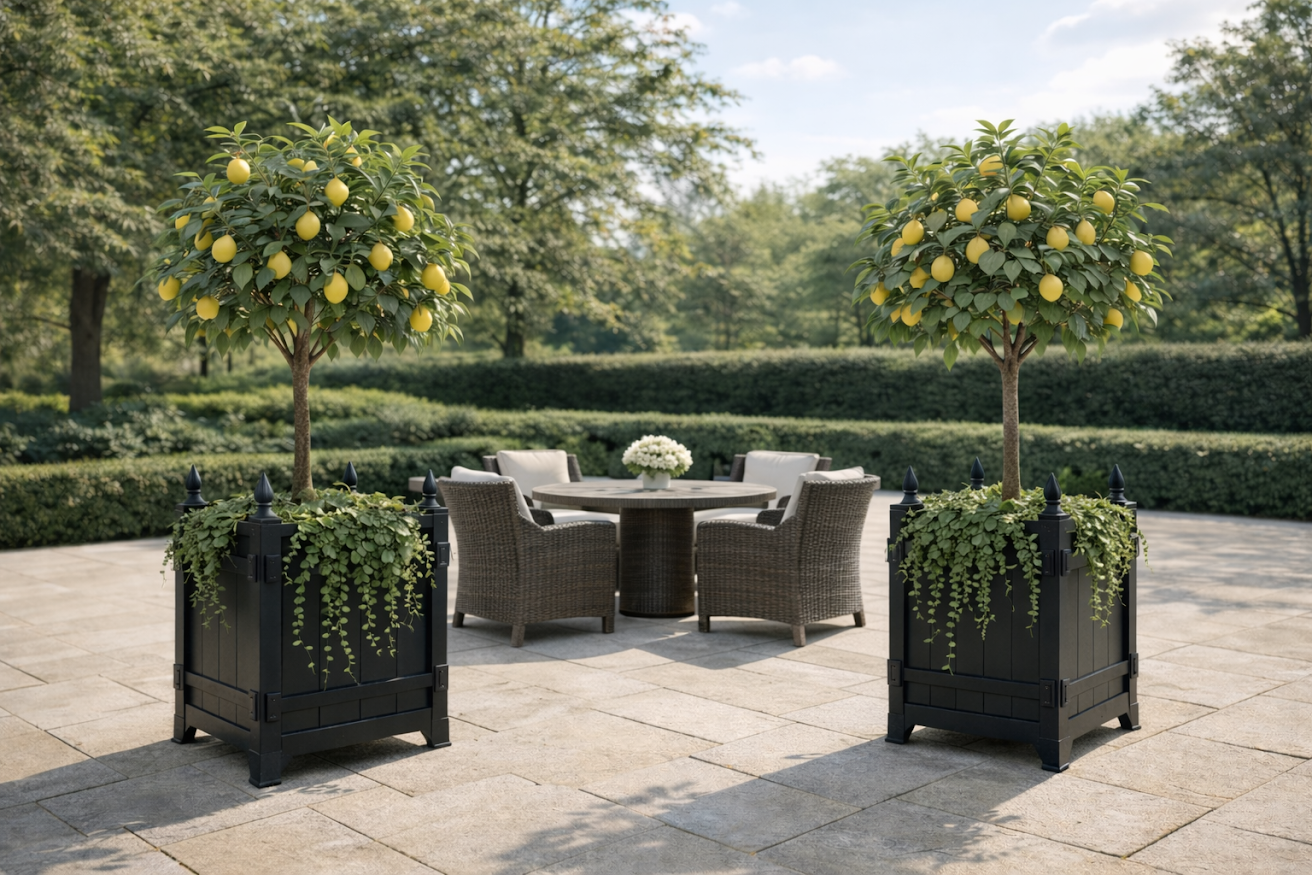 Paneled Provence Planter