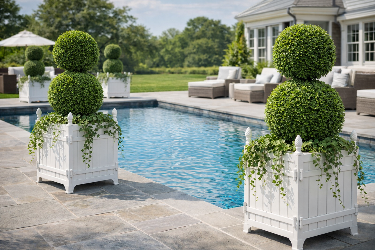 Paneled Provence Planter