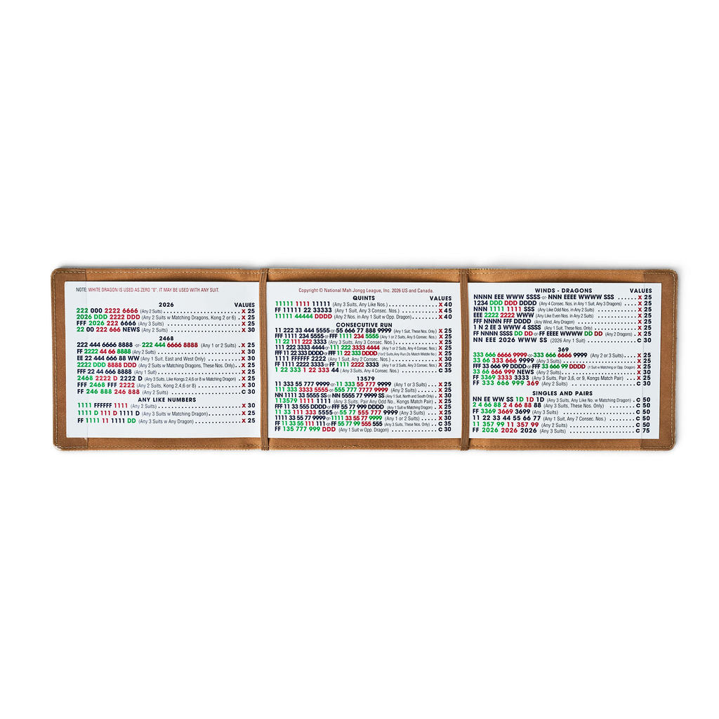 Vista Folio — Mahjong Card Holder Petal