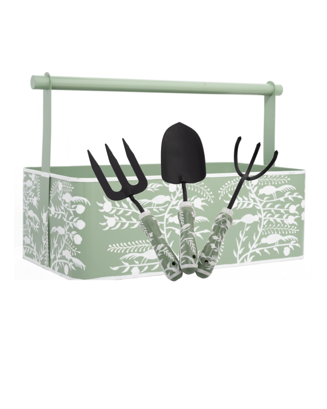 Soft Green Chinoiserie Garden Set