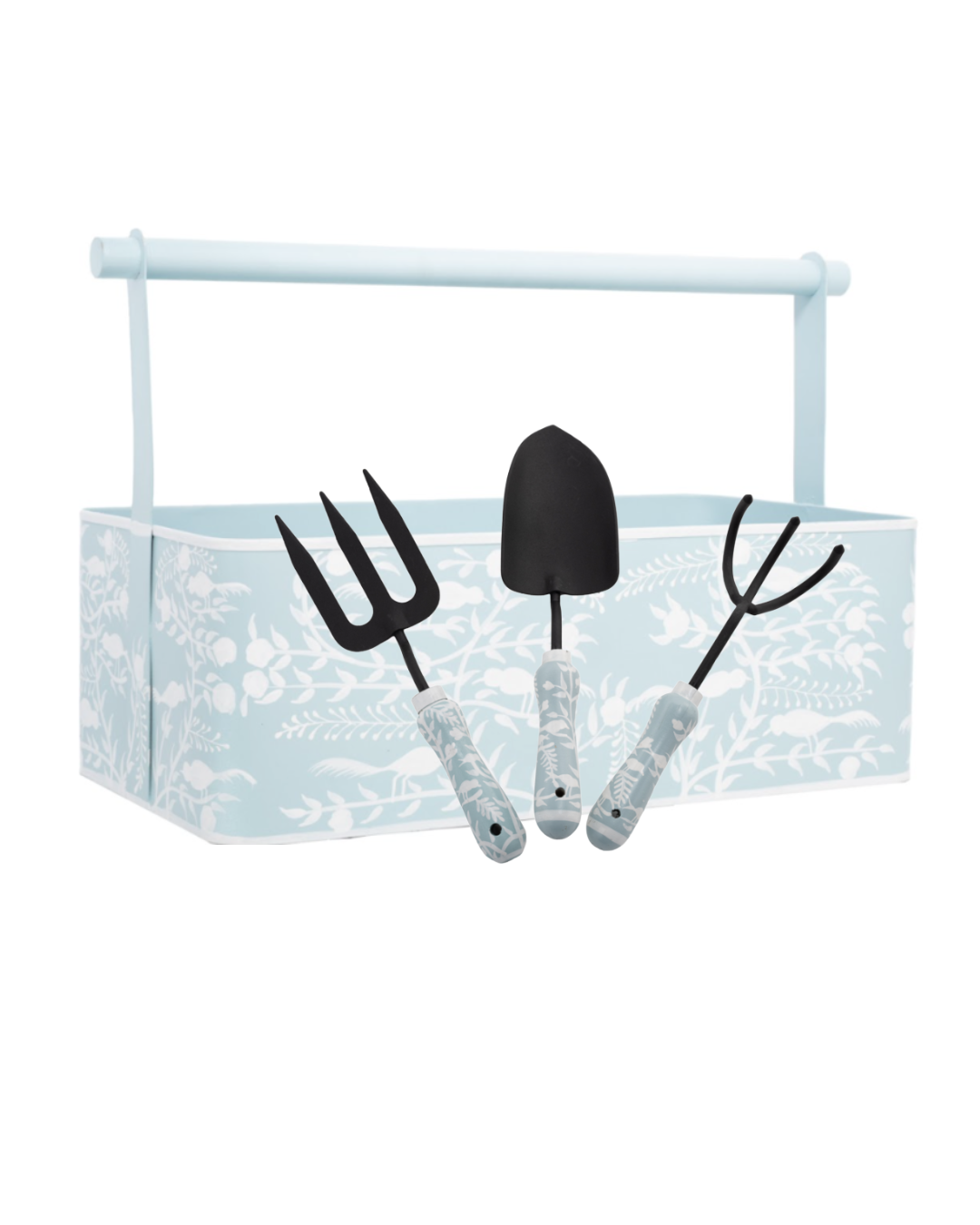 Soft Blue Chinoiserie Garden Set