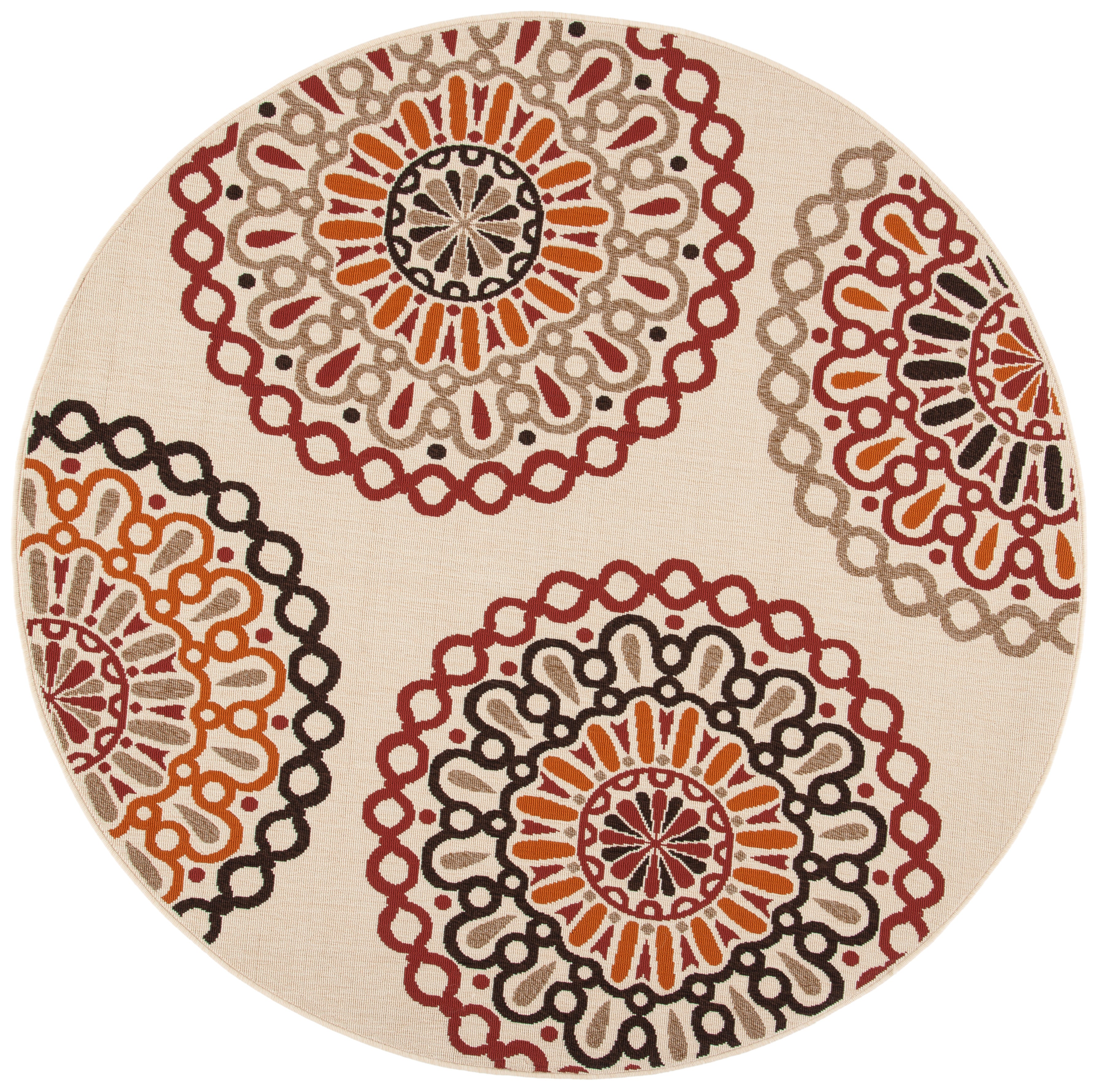 Veranda 092 Rug | Safavieh - VER092 - Cream / Red