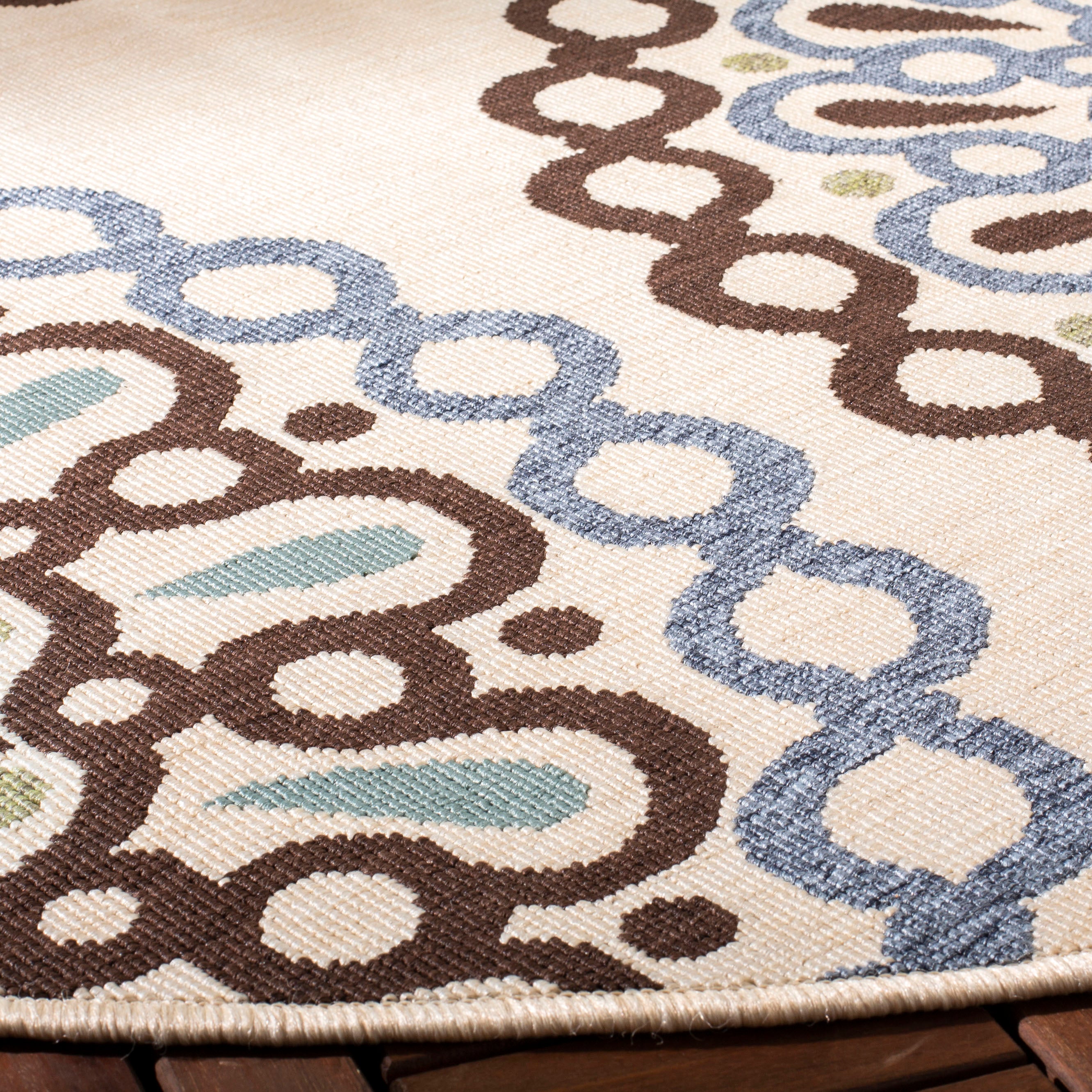 Veranda 092 Rug | Safavieh - VER092 - Cream / Blue