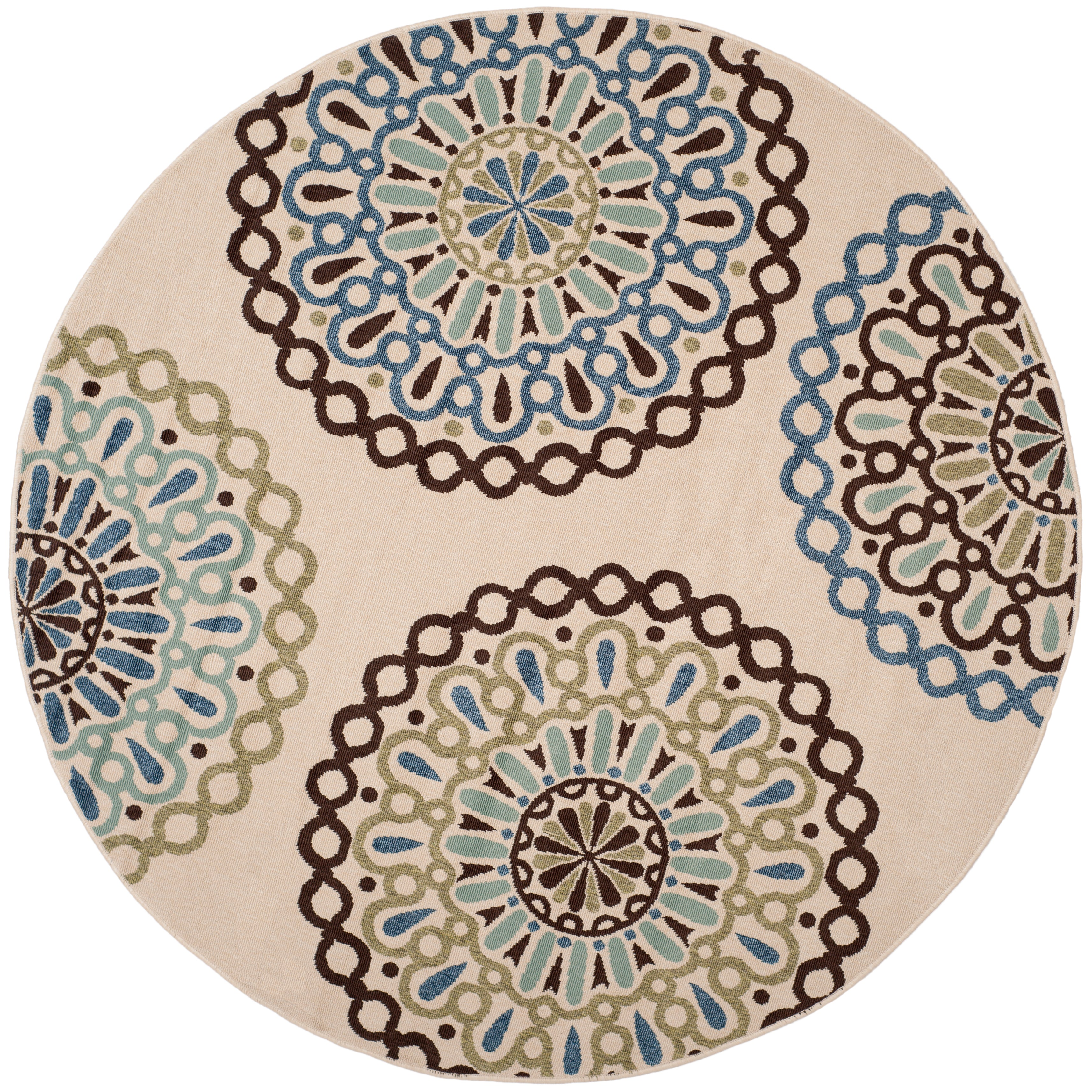 Veranda 092 Rug | Safavieh - VER092 - Cream / Blue