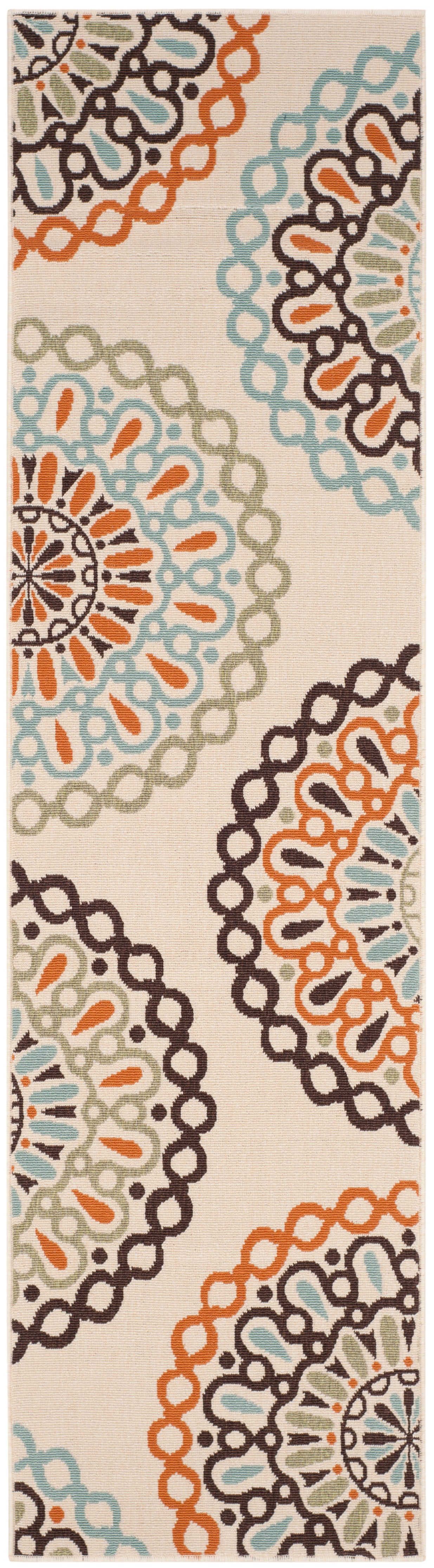 Veranda 092 Rug | Safavieh - VER092 - Cream / Terracotta