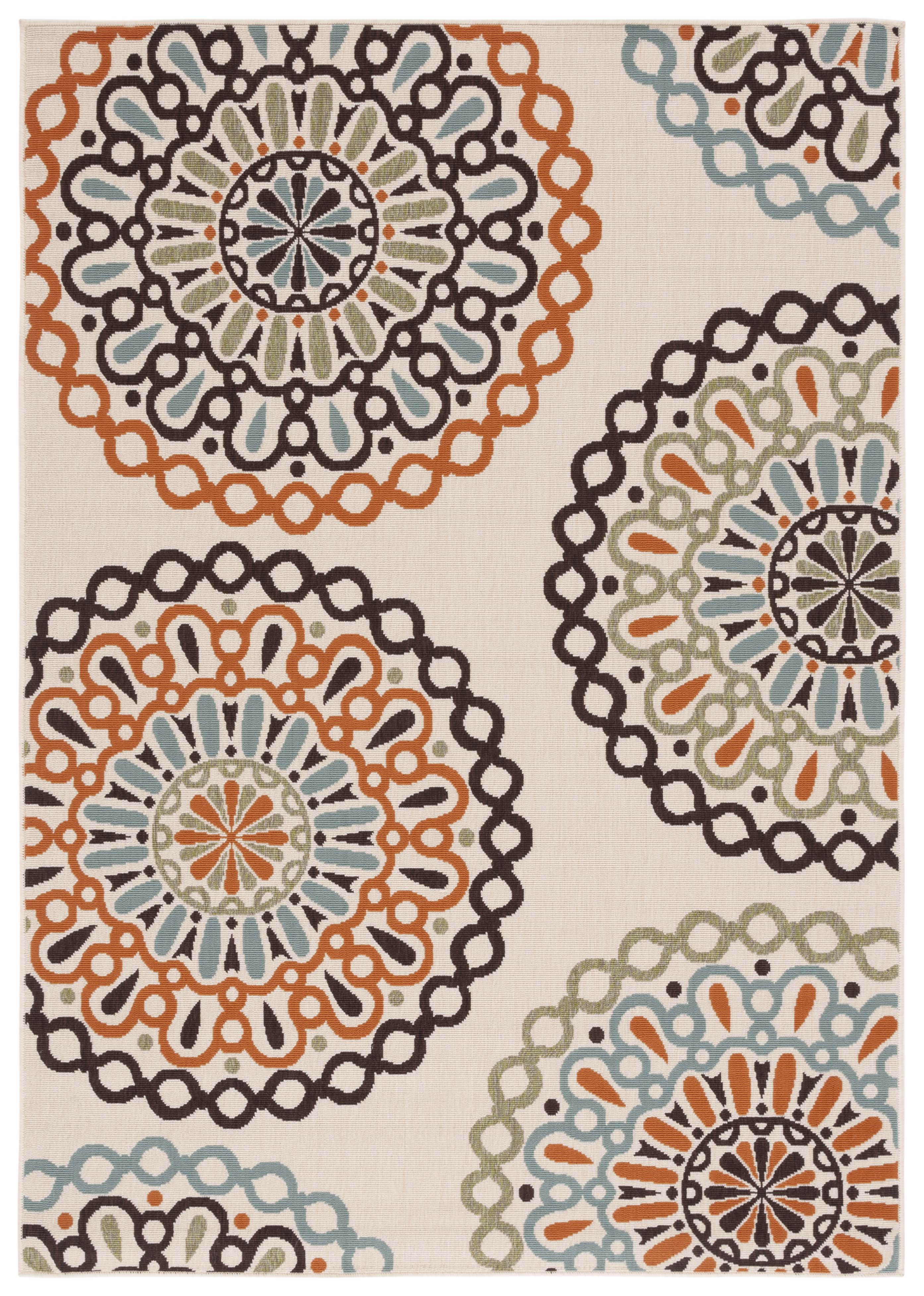 Veranda 092 Rug | Safavieh - VER092 - Cream / Terracotta