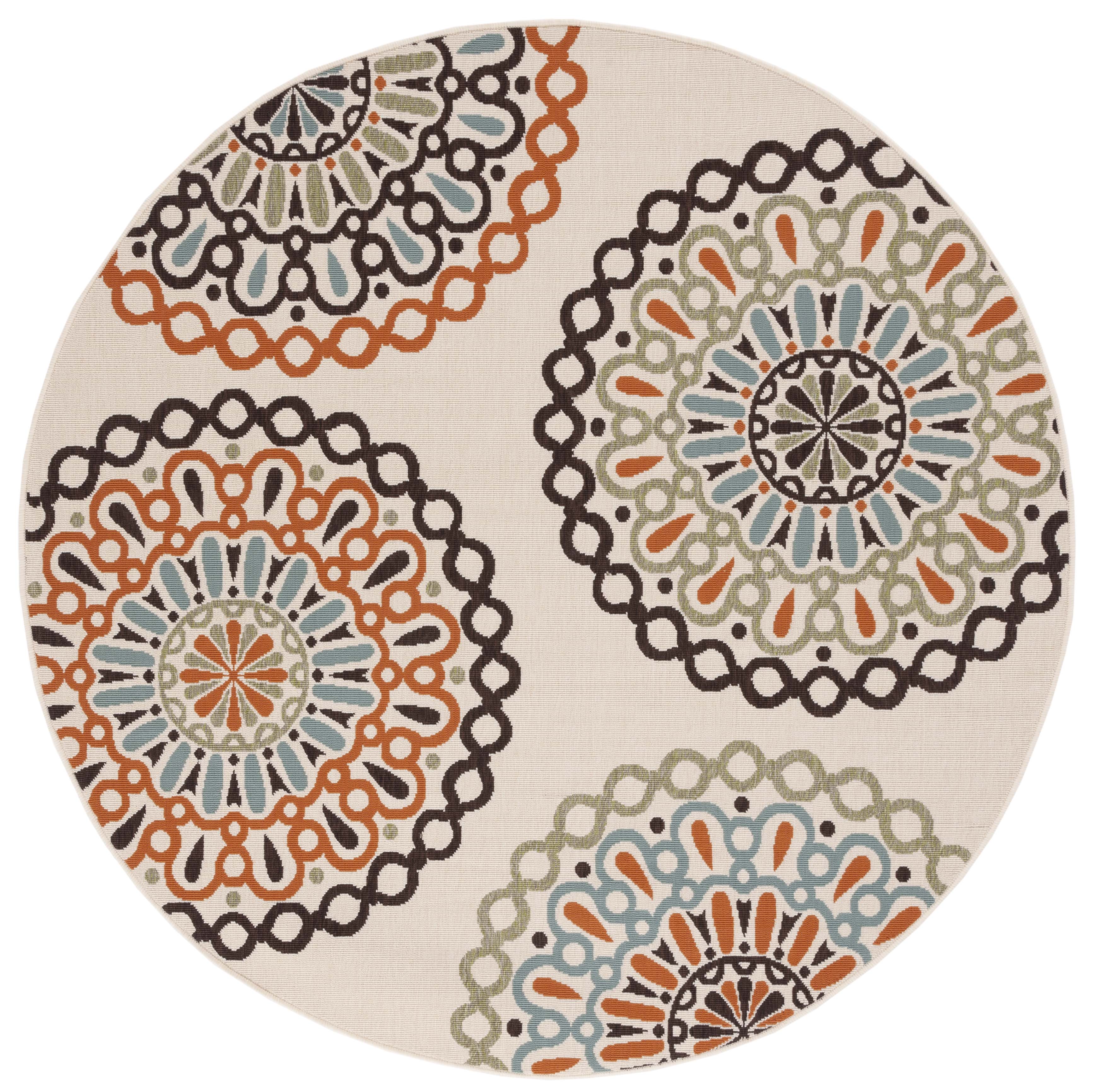 Veranda 092 Rug | Safavieh - VER092 - Cream / Terracotta