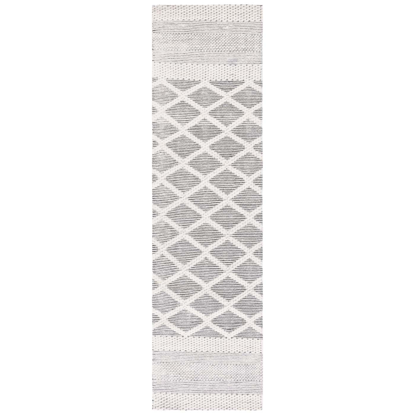 Vermont 154 Rug | Safavieh - VRM154 - Ivory / Black