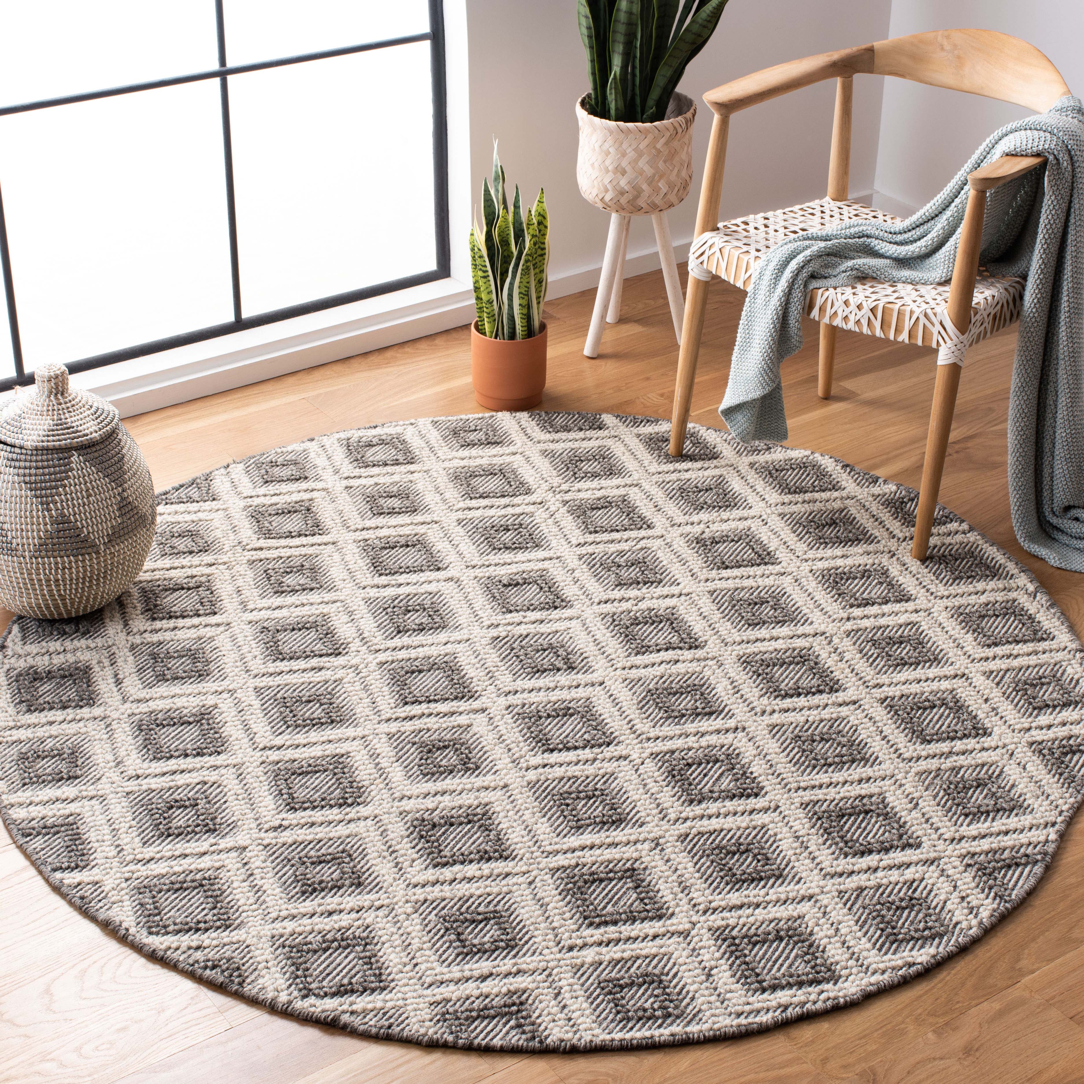 Vermont 212 Rug | Safavieh - VRM212 - Grey / Ivory