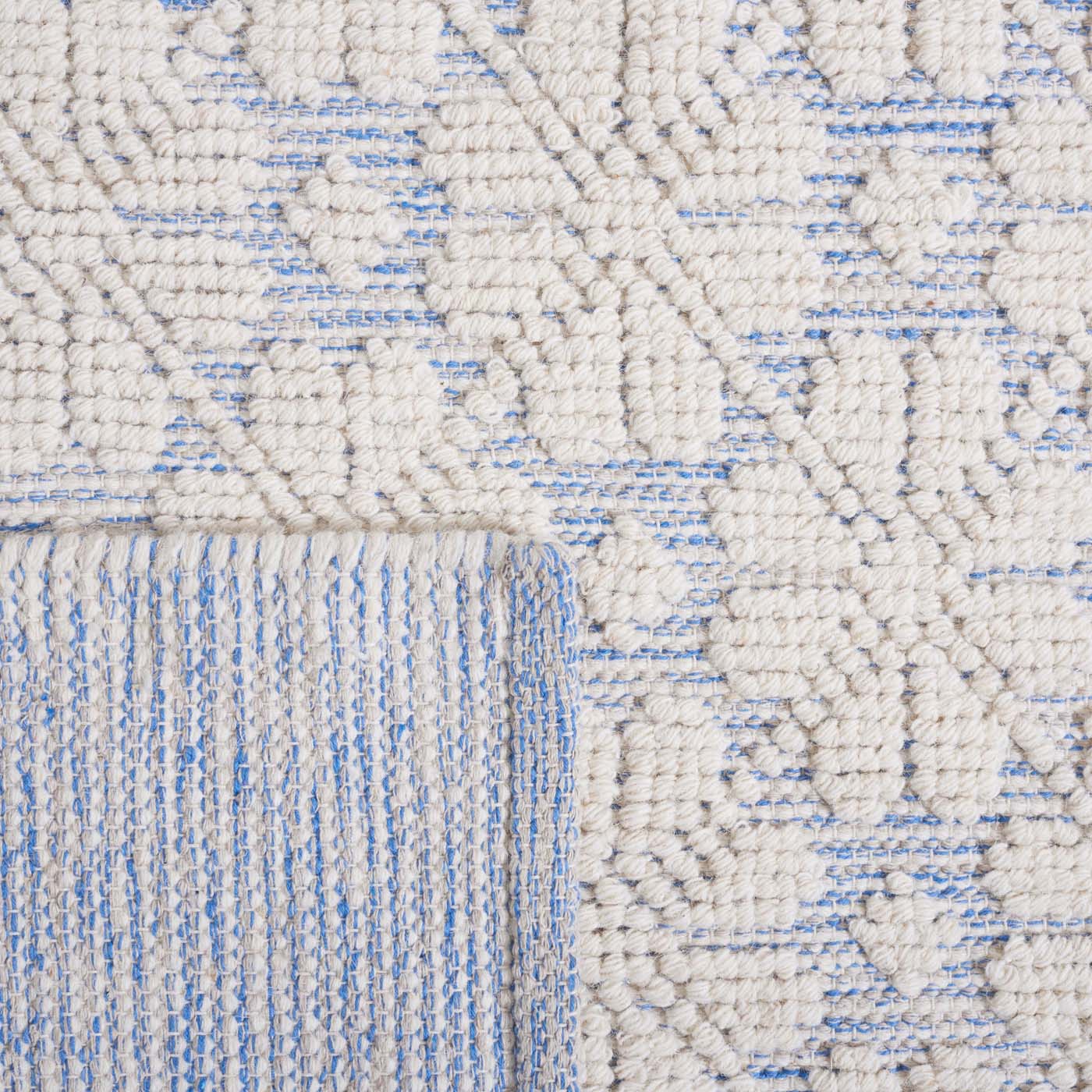 Vermont 303 Rug | Safavieh - VRM303 - Ivory / Blue