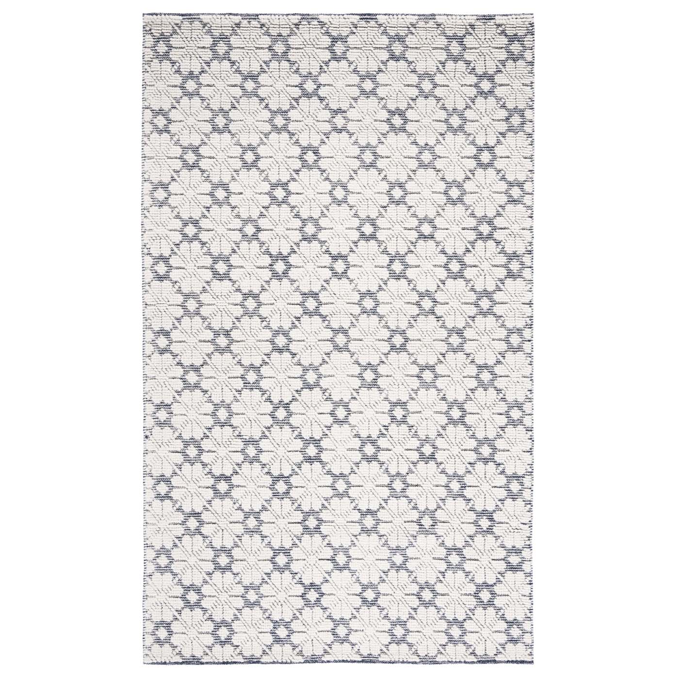 Vermont 303 Rug | Safavieh - VRM303 - Ivory / Blue