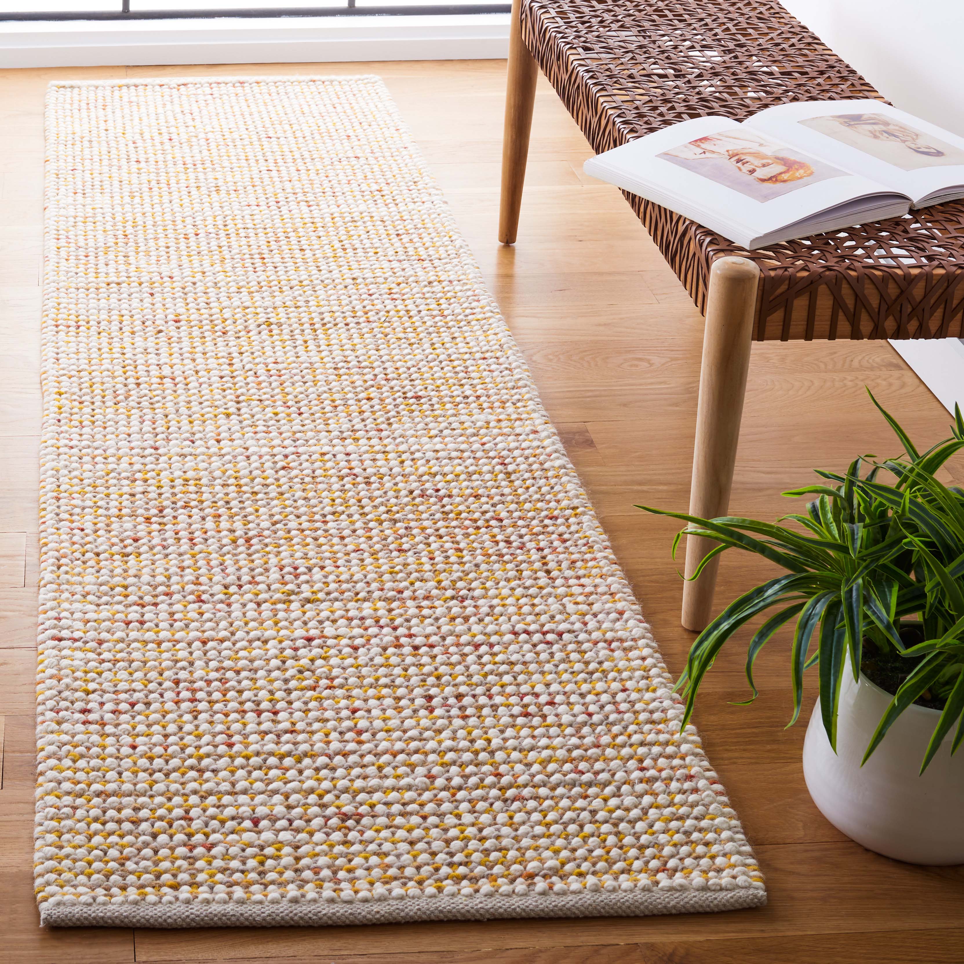 Vermont 401 Rug | Safavieh - VRM401 - Ivory / Gold