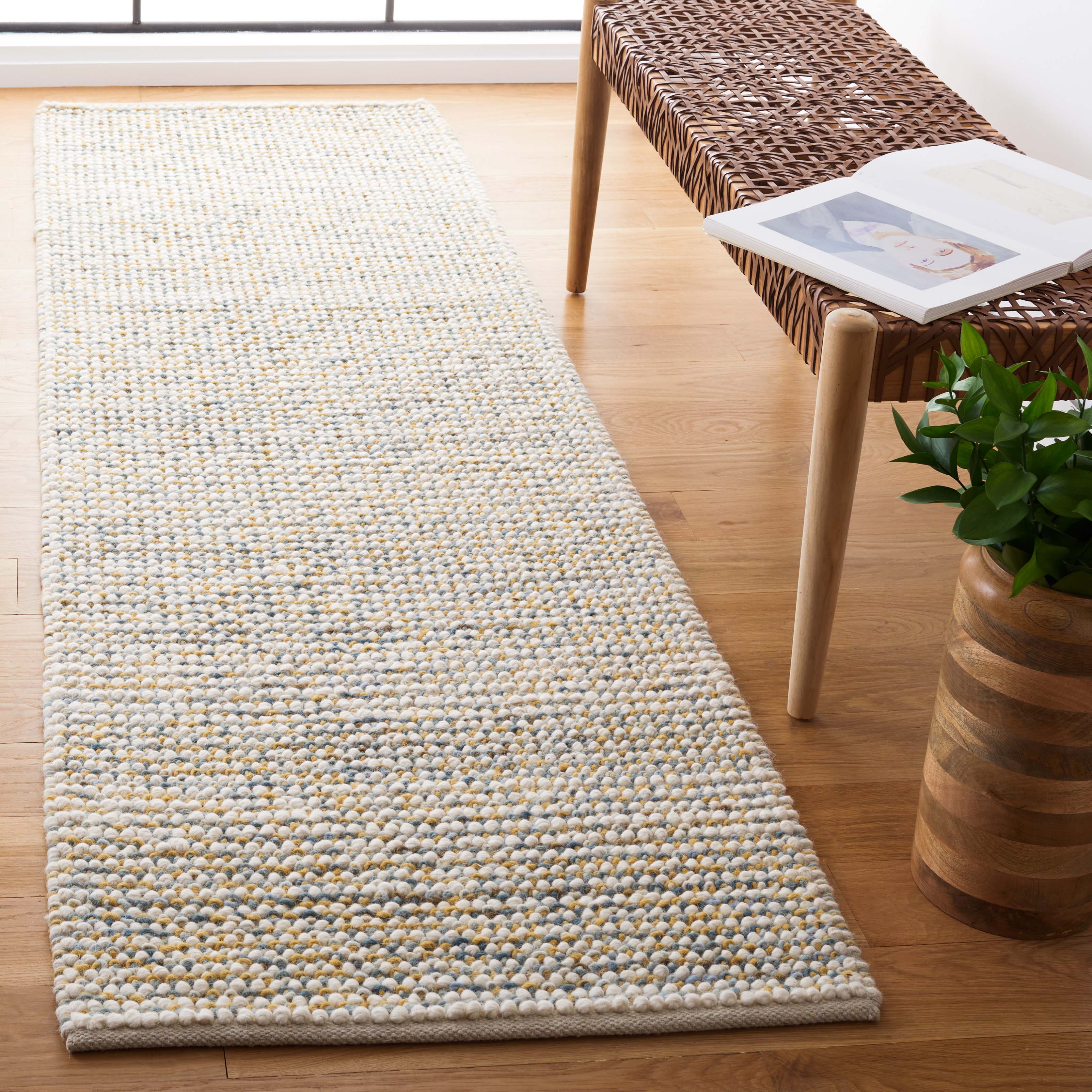 Vermont 401 Rug | Safavieh - VRM401 - Dark Gold / Blue