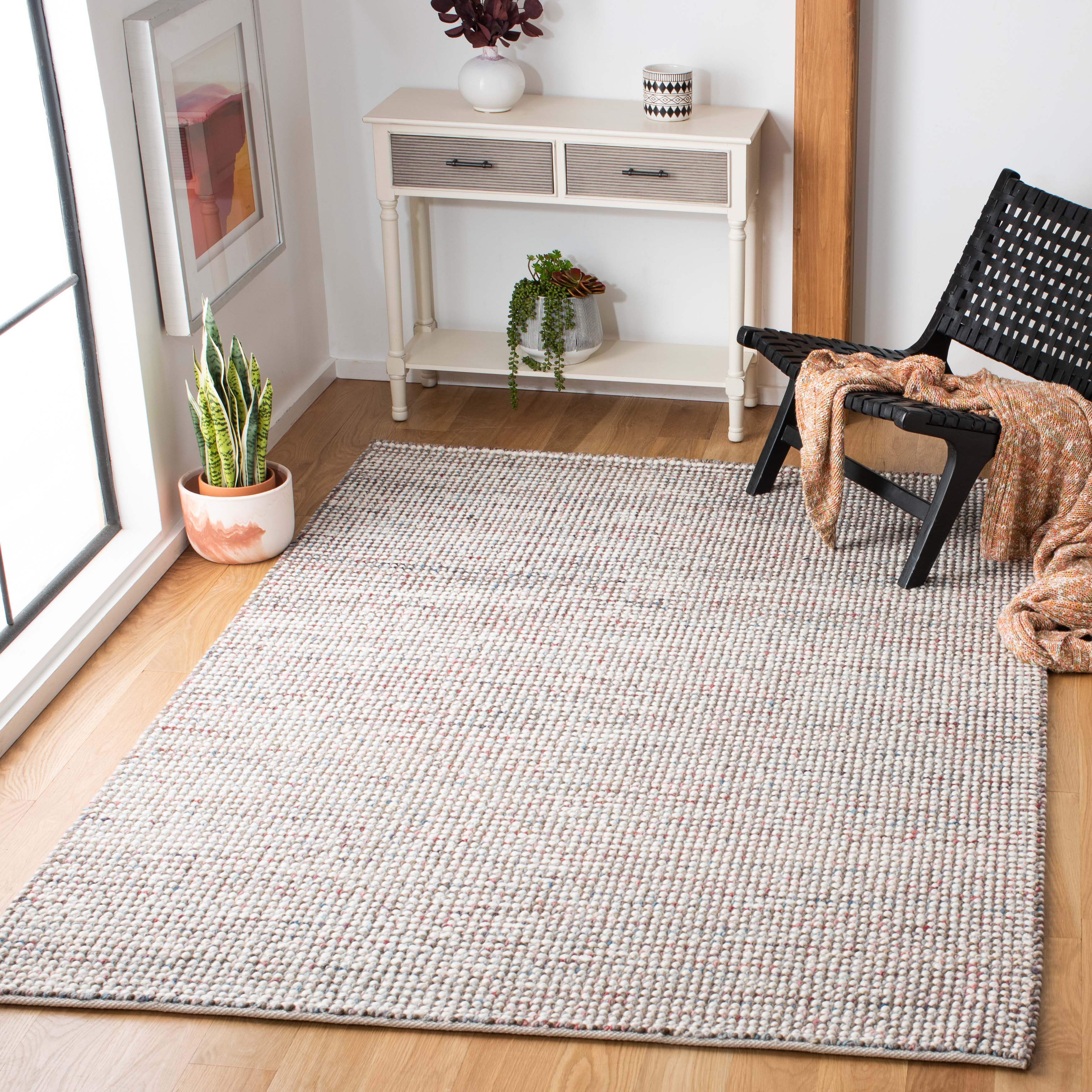 Vermont 401 Rug | Safavieh - VRM401 - Ivory / Grey