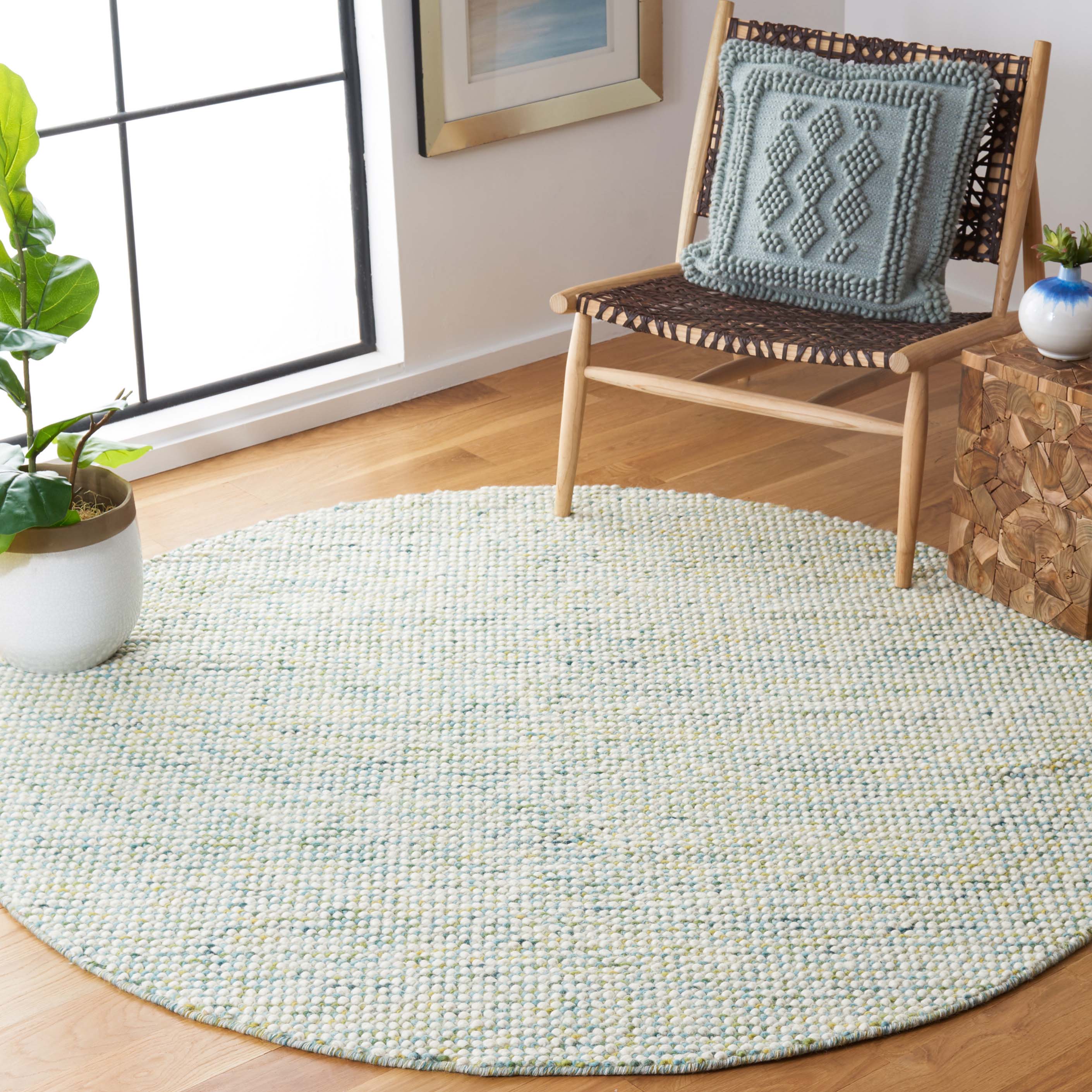 Vermont 401 Rug | Safavieh - VRM401 - Ivory / Blue