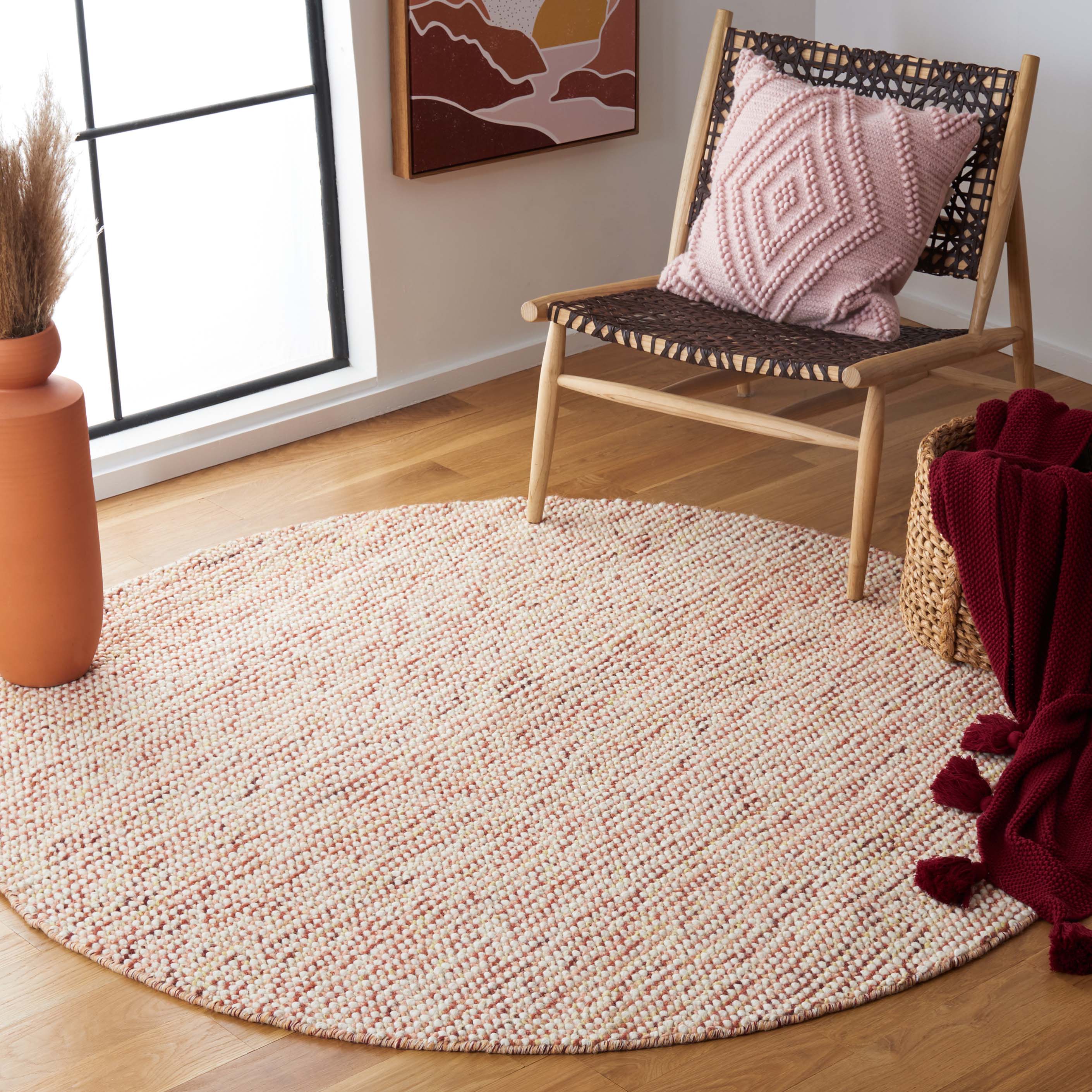 Vermont 401 Rug | Safavieh - VRM401 - Ivory / Rust