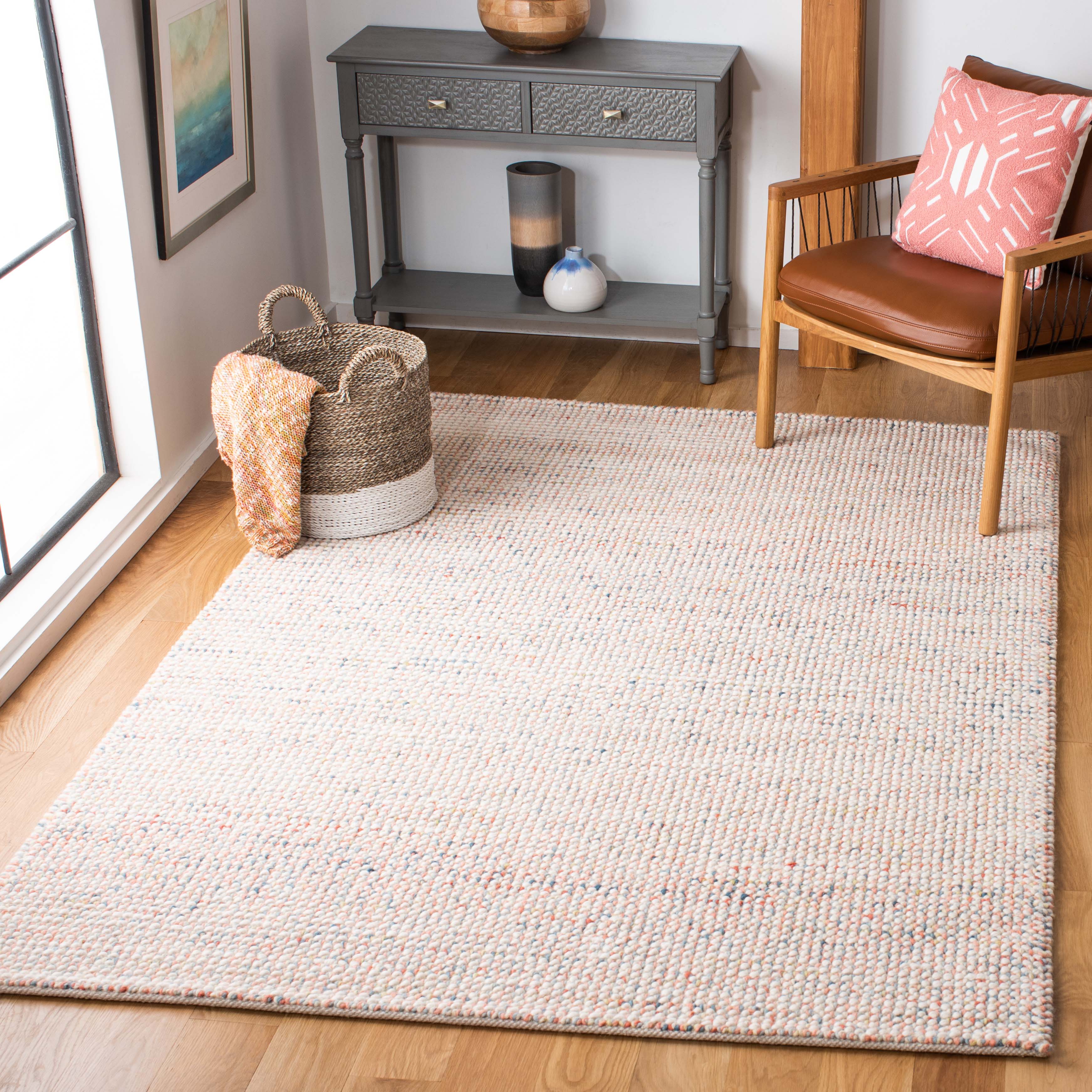 Vermont 401 Rug | Safavieh - VRM401 - Ivory / Pink