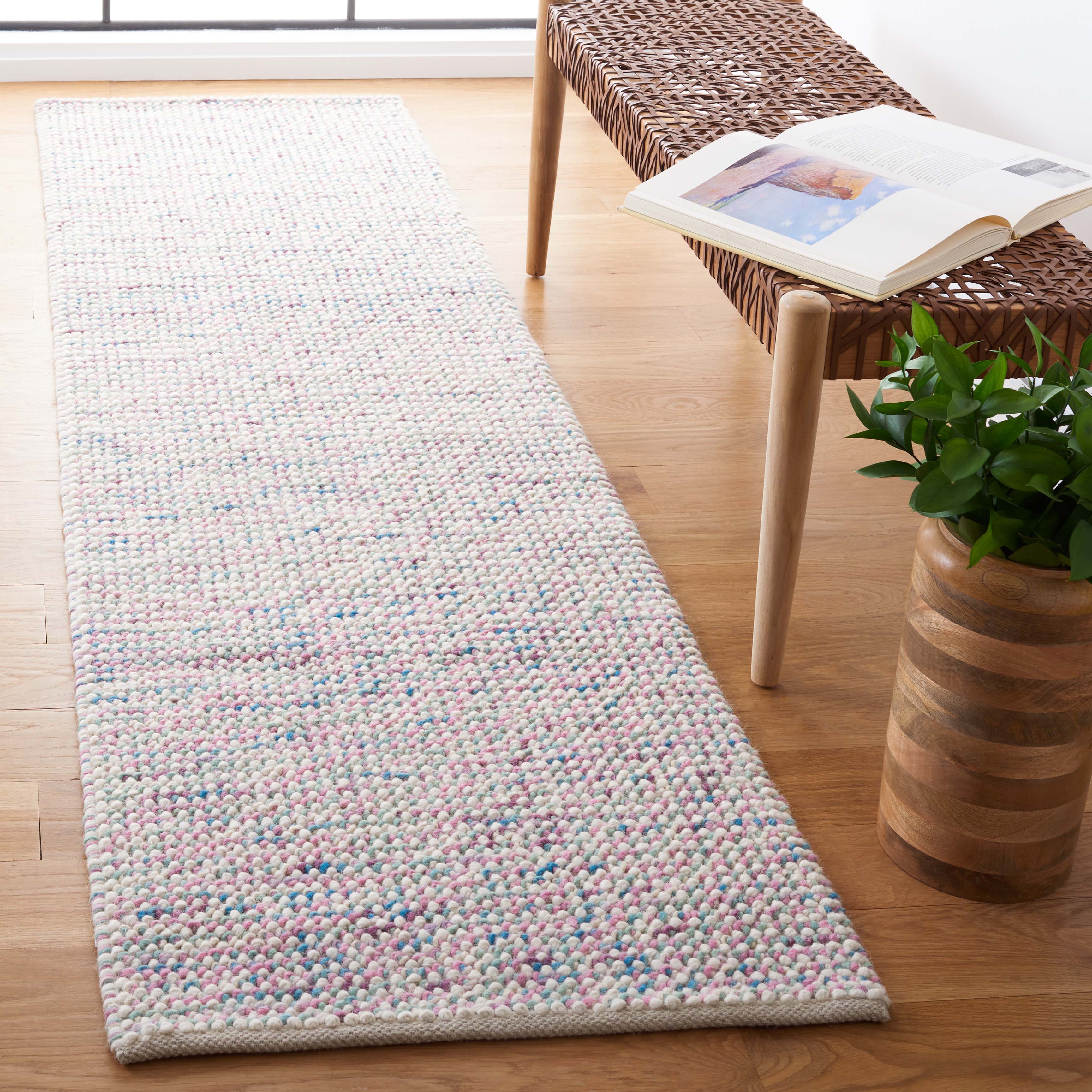 Vermont 401 Rug | Safavieh - VRM401 - Ivory / Purple