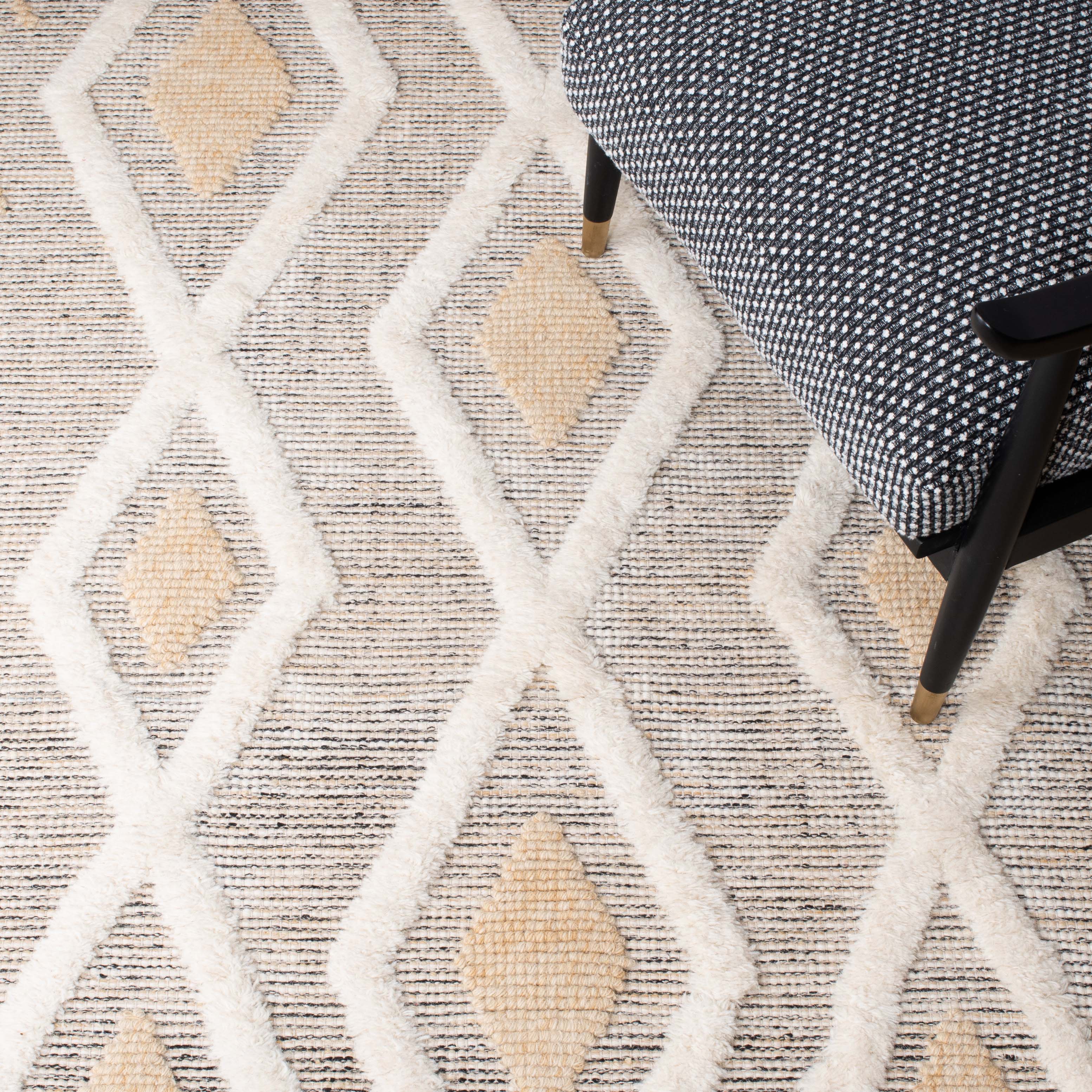 Vermont 601 Rug | Safavieh - VRM601 - Gold / Ivory