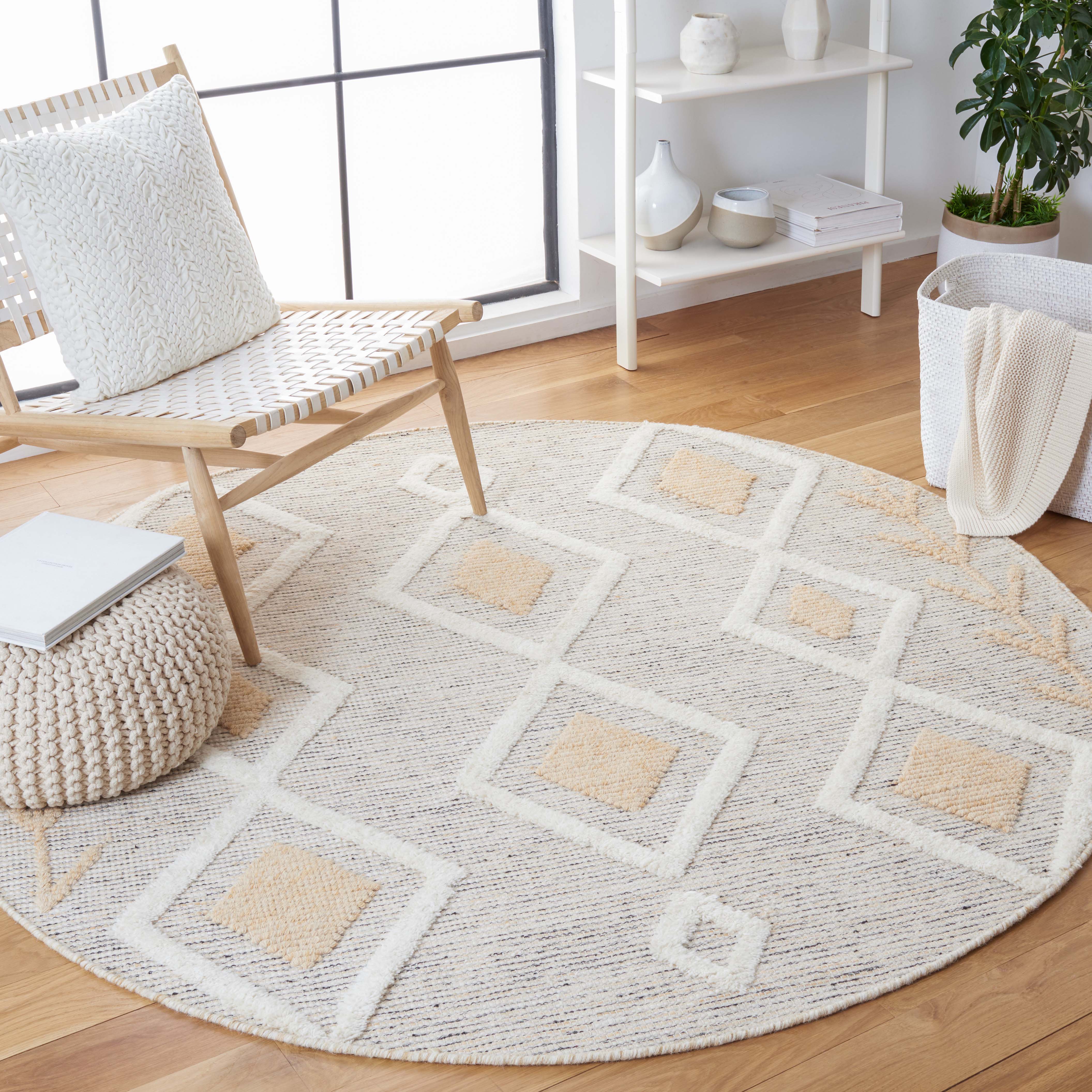 Vermont 601 Rug | Safavieh - VRM601 - Gold / Ivory